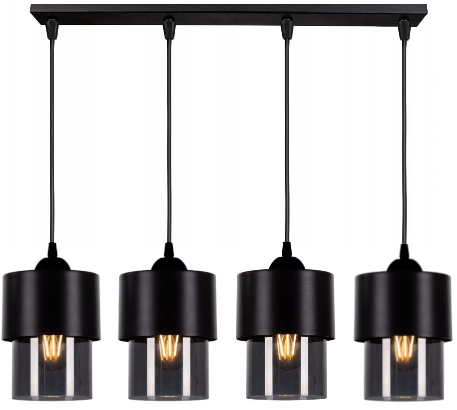 

Szklana Lampa Wisząca Sufitowa Żyrandol Led