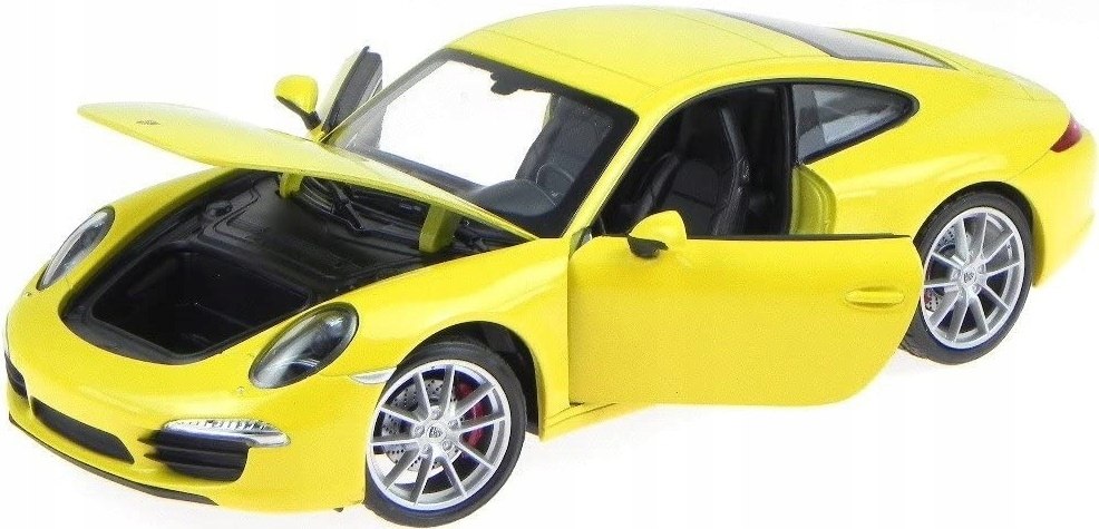 Porsche 911 991 Carrera S žlutá 24040 Welly 1:24