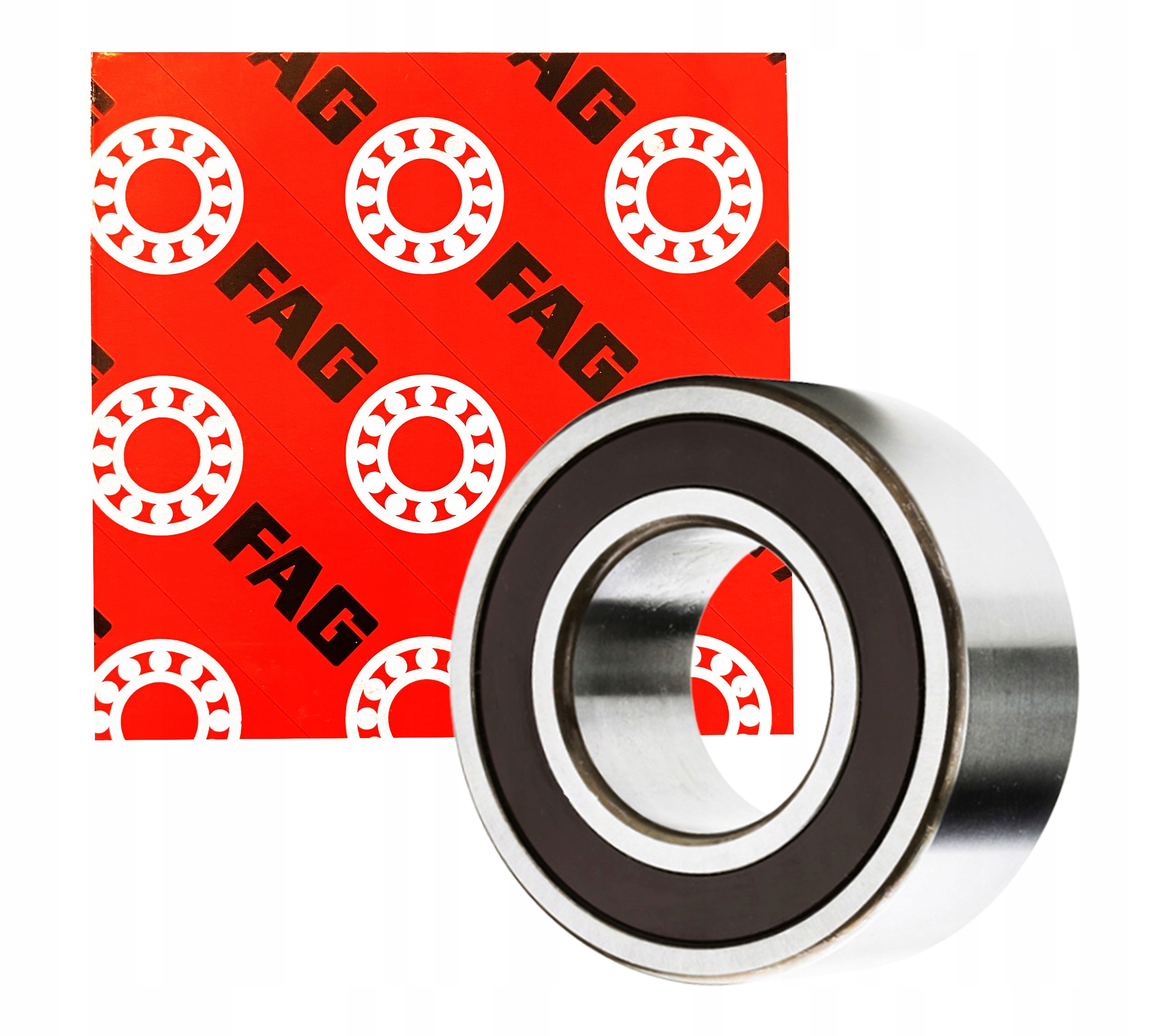 ŁOŻYSKO 6200 RS FAG KULKOWE ZWYKŁE JEDNORZĘDOWE Średnica zewnętrzna 30 mm