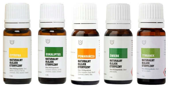

Olejki Eteryczne * Zestaw Antywirusowy * 5 x12 ml