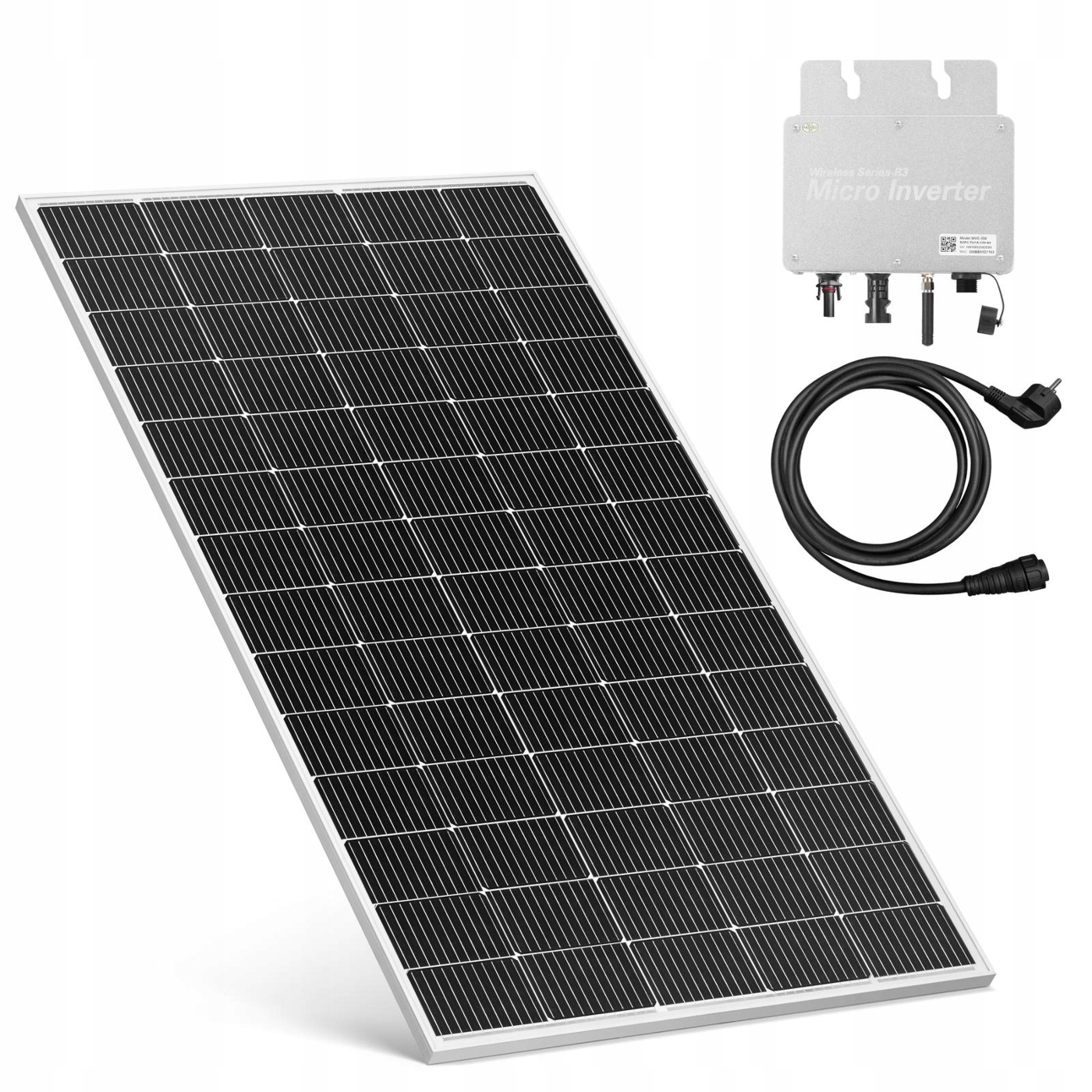 Zestaw Solarny Na Balkon Panele Monokrystaliczne Gotowy Do Podłączenia 400W