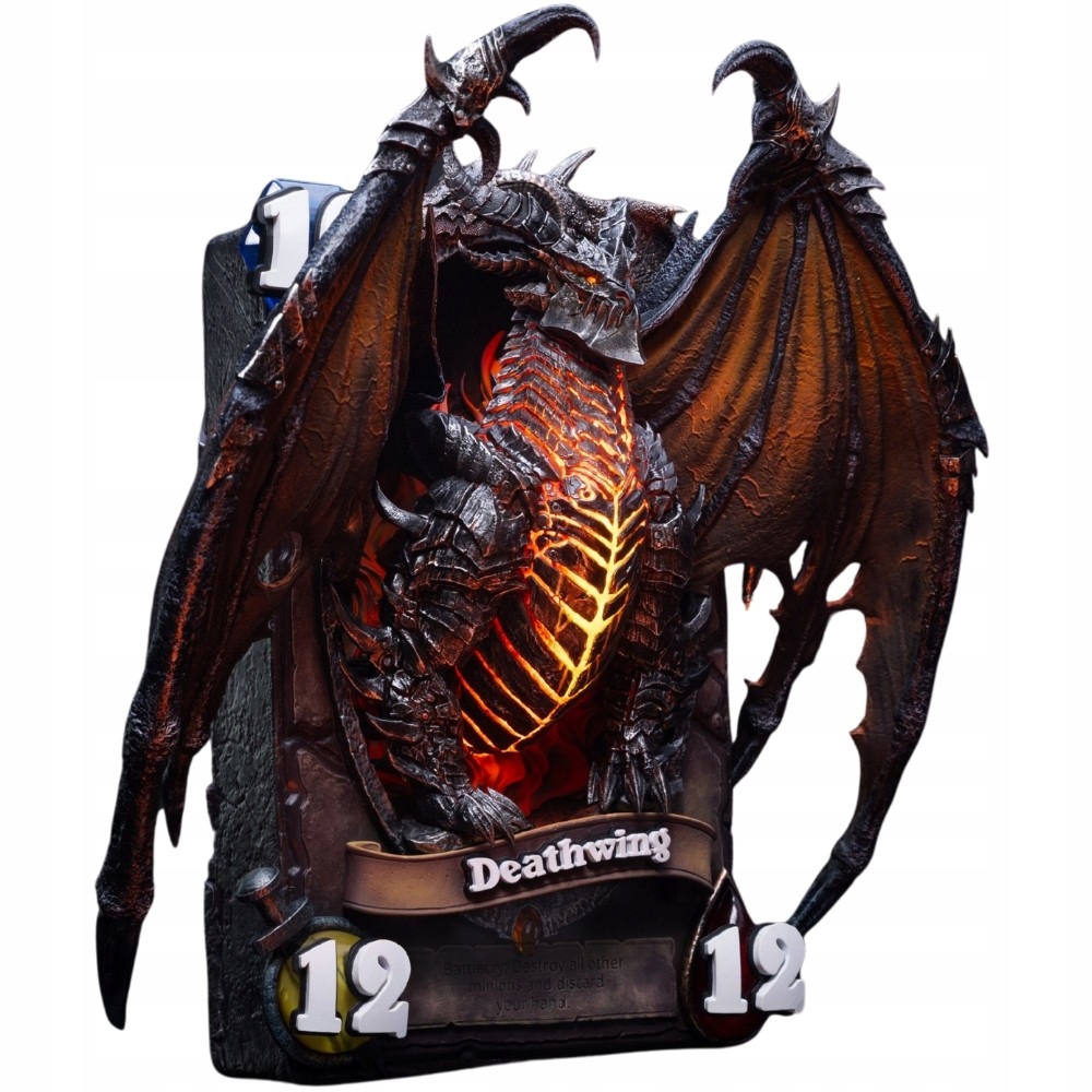 Blizzard Hearthstone Deathwing Rám s uměleckou sochou
