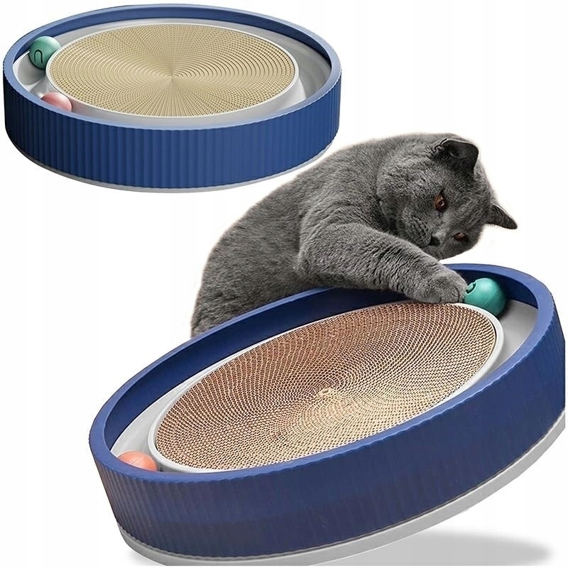 ND32_ZW3A ZW3A Kartonové Škrabadlo Kočka Ruleta Kolk