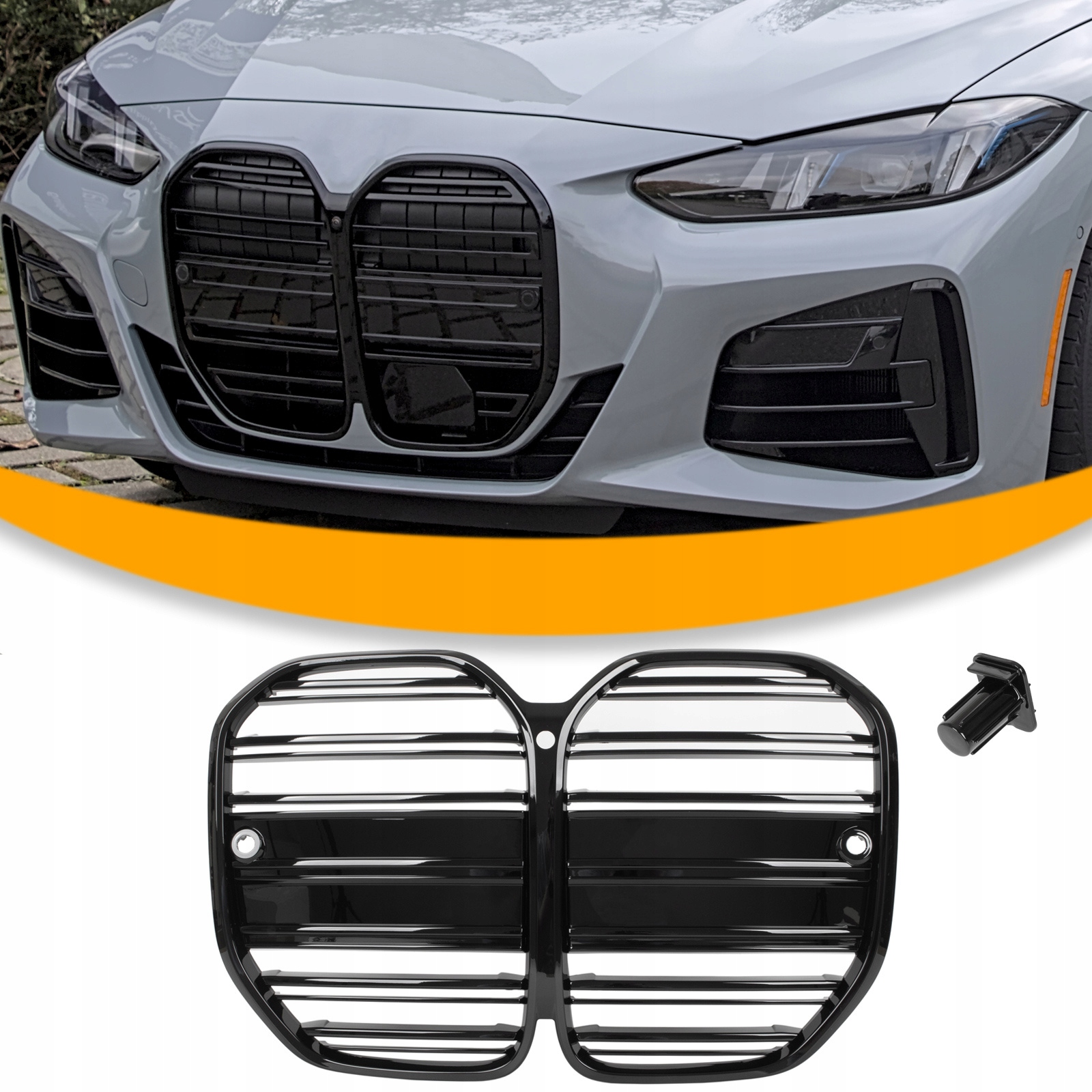 Bmw G22 G23 Cs Csl M Paket Atrapa Ledviny Gril Černý Lesk