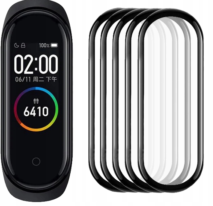 

5x Szkło Hybrydowe 3D Xiaomi MI Band 3/4/5/6/ Nfc