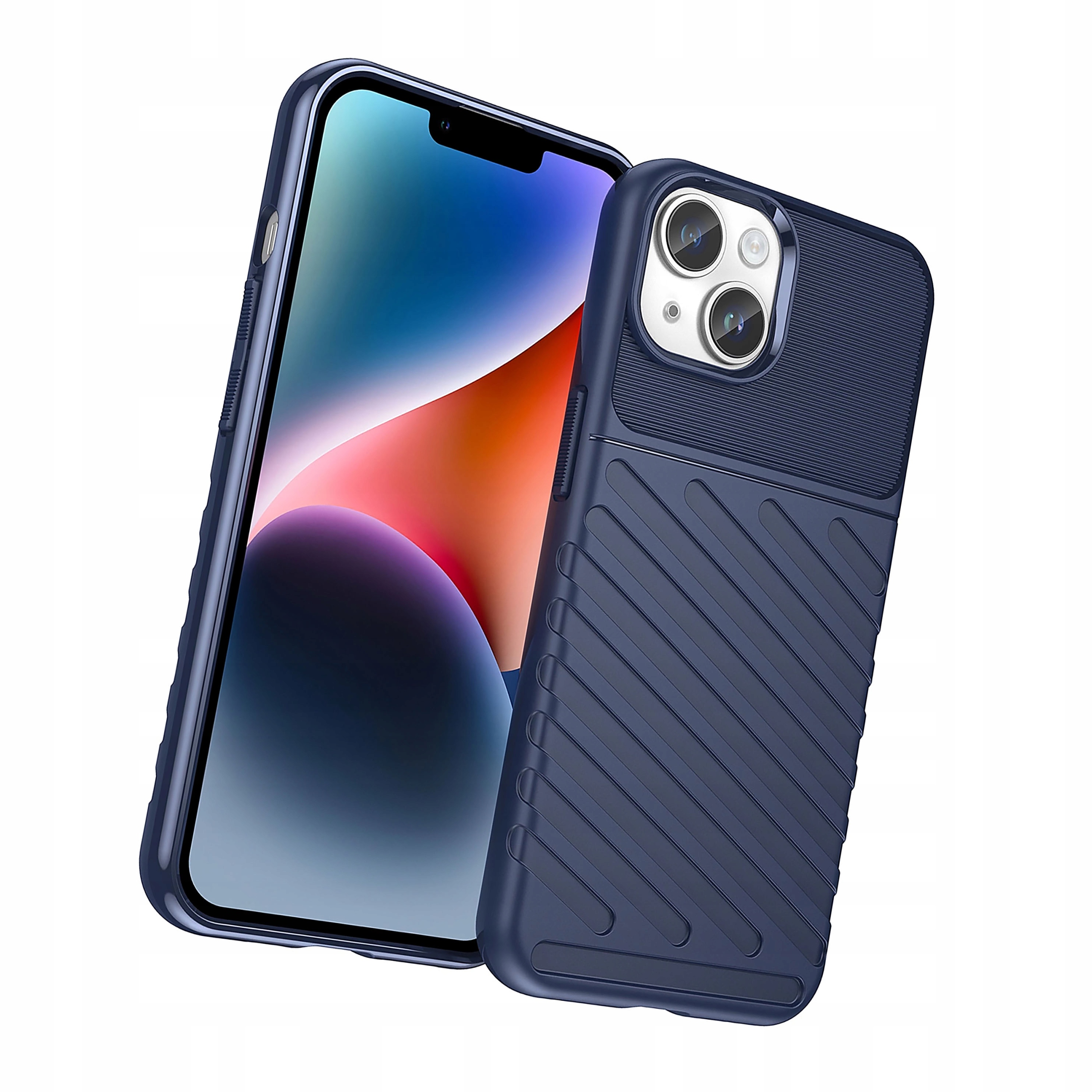 Thunder Case etui iPhone 14 Plus pancerny pokrowiec niebieski