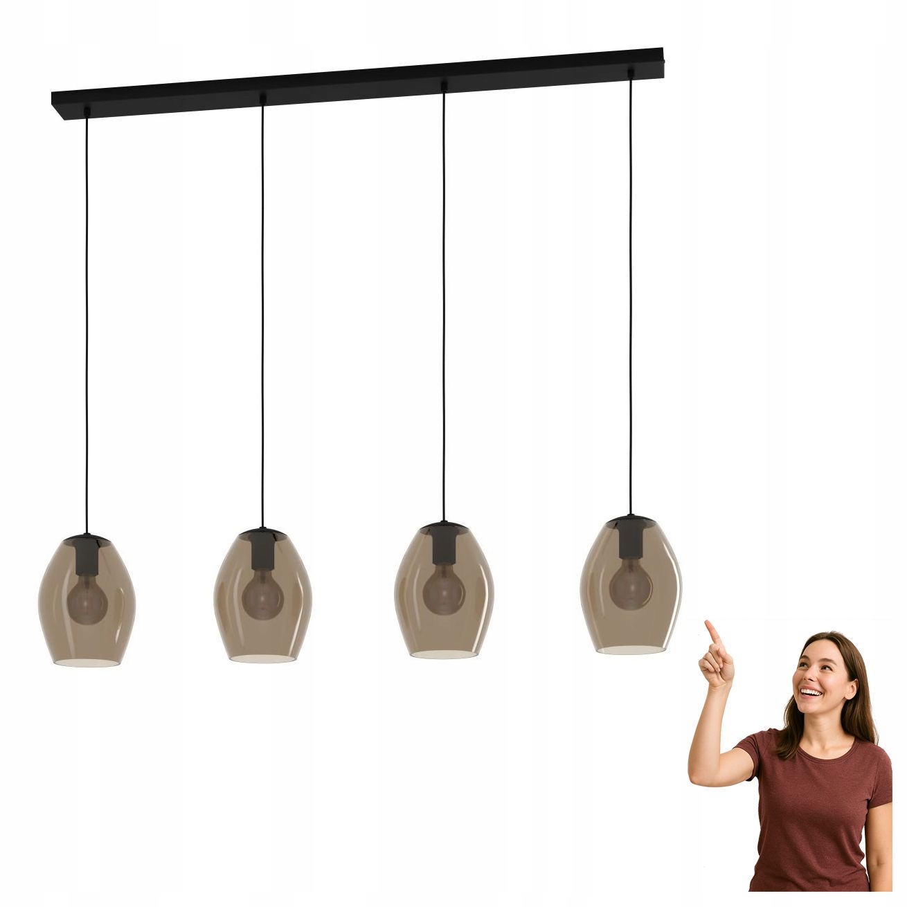 Závesná lampa Estanys 1 390162 Eglo