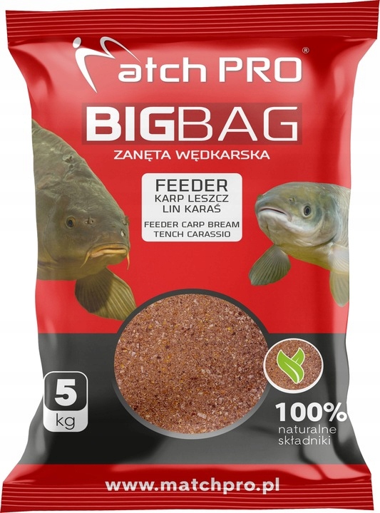 MatchPRO BIG BAG FEEDER KARP LESZCZ LIN KARAŚ ZANĘTA 5kg