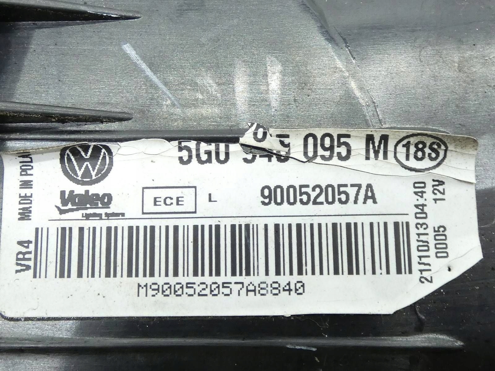 light left rear part left rear VW GOLF VII 5D 5-door 5G0945095M