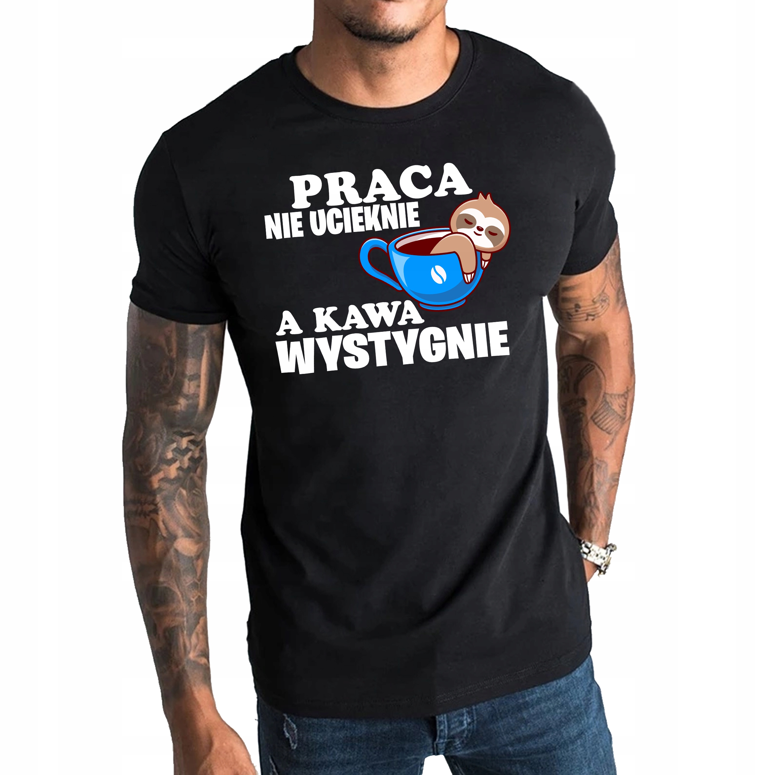 

Koszulka męska Praca Nie Ucieknie 5XL