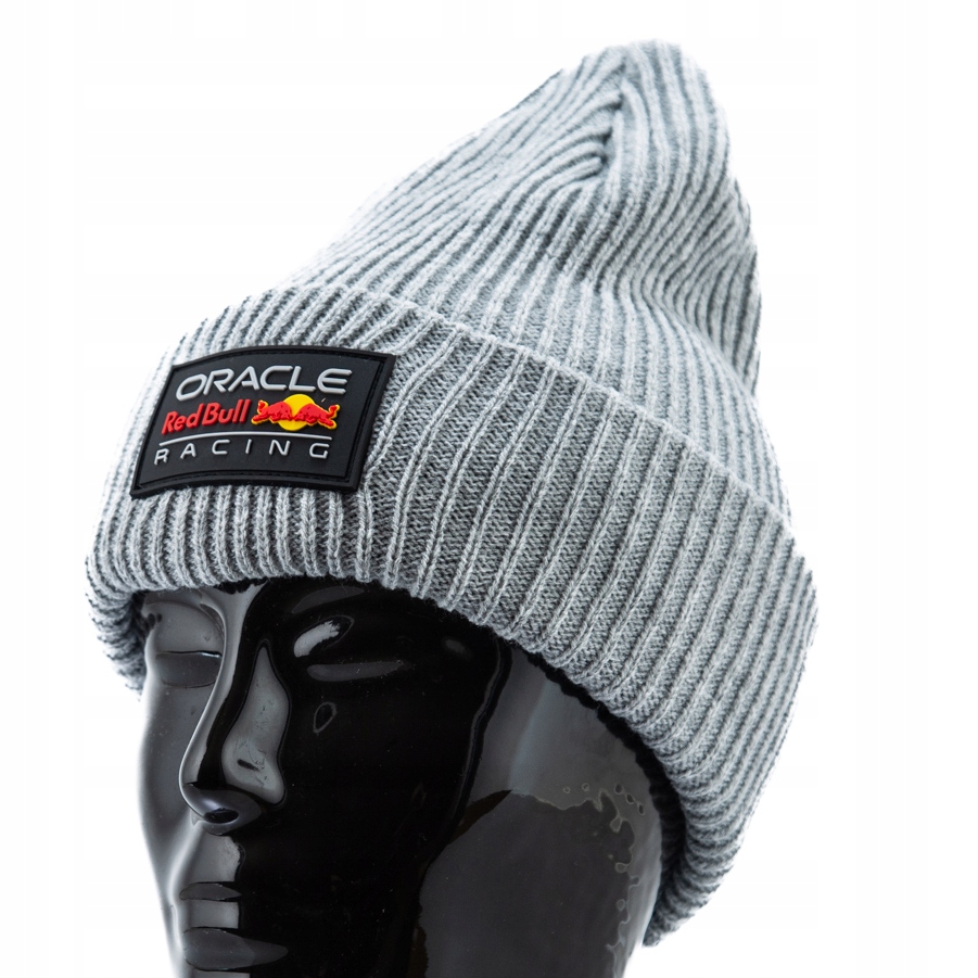 Ciepła czapka Red Bull szara