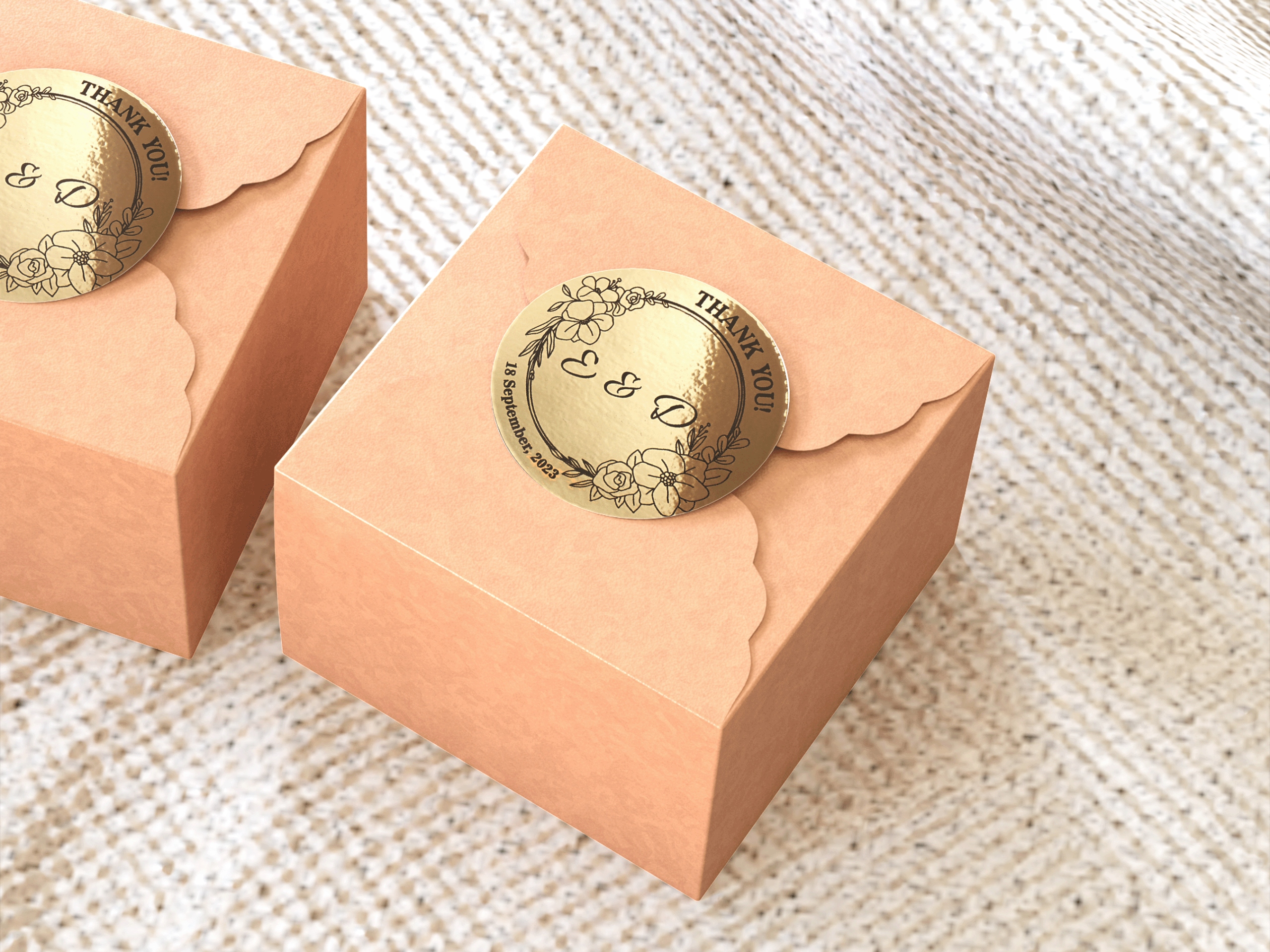 Naklejki ślubne złote ekskluzywne 96sz ślub wesele Rodzaj klasyczne