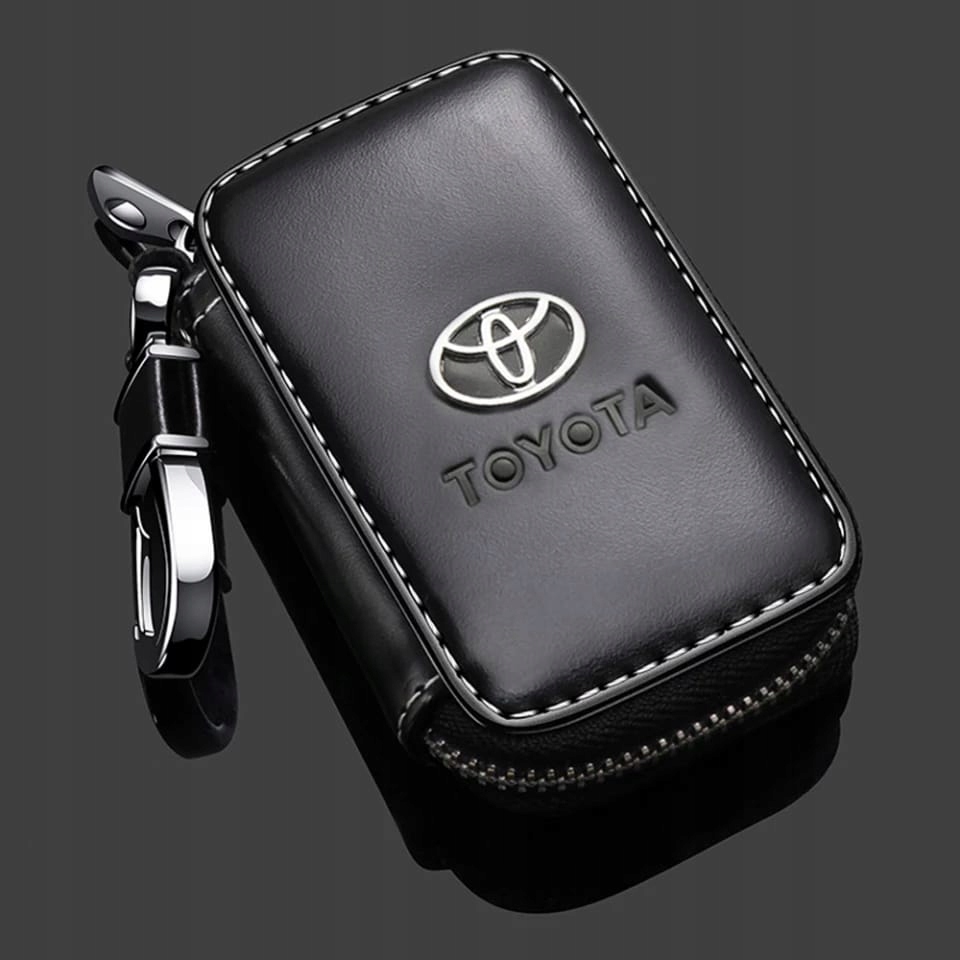 Etui Skórzane Pokrowiec Brelok Na Kluczyk Klucze Pilot Do Toyota Nowe Zamek