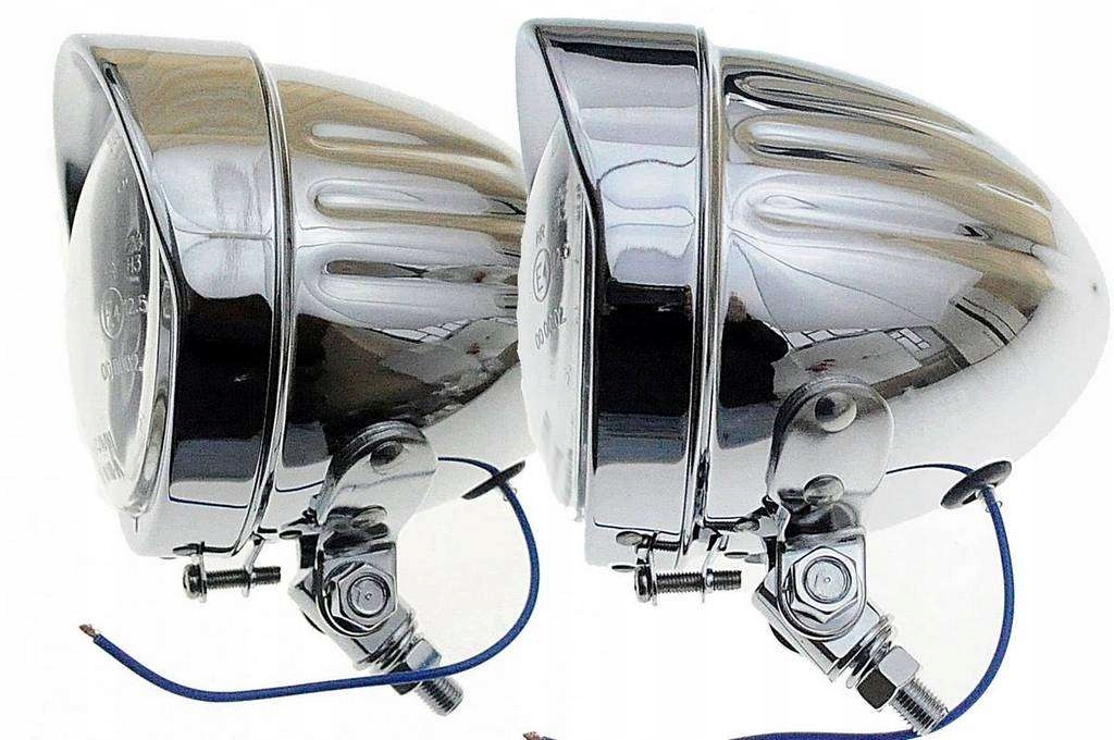 REFLEKTORY LIGHTBARY LAMPA PRZÓD 4,5 CALA CHROM (365)