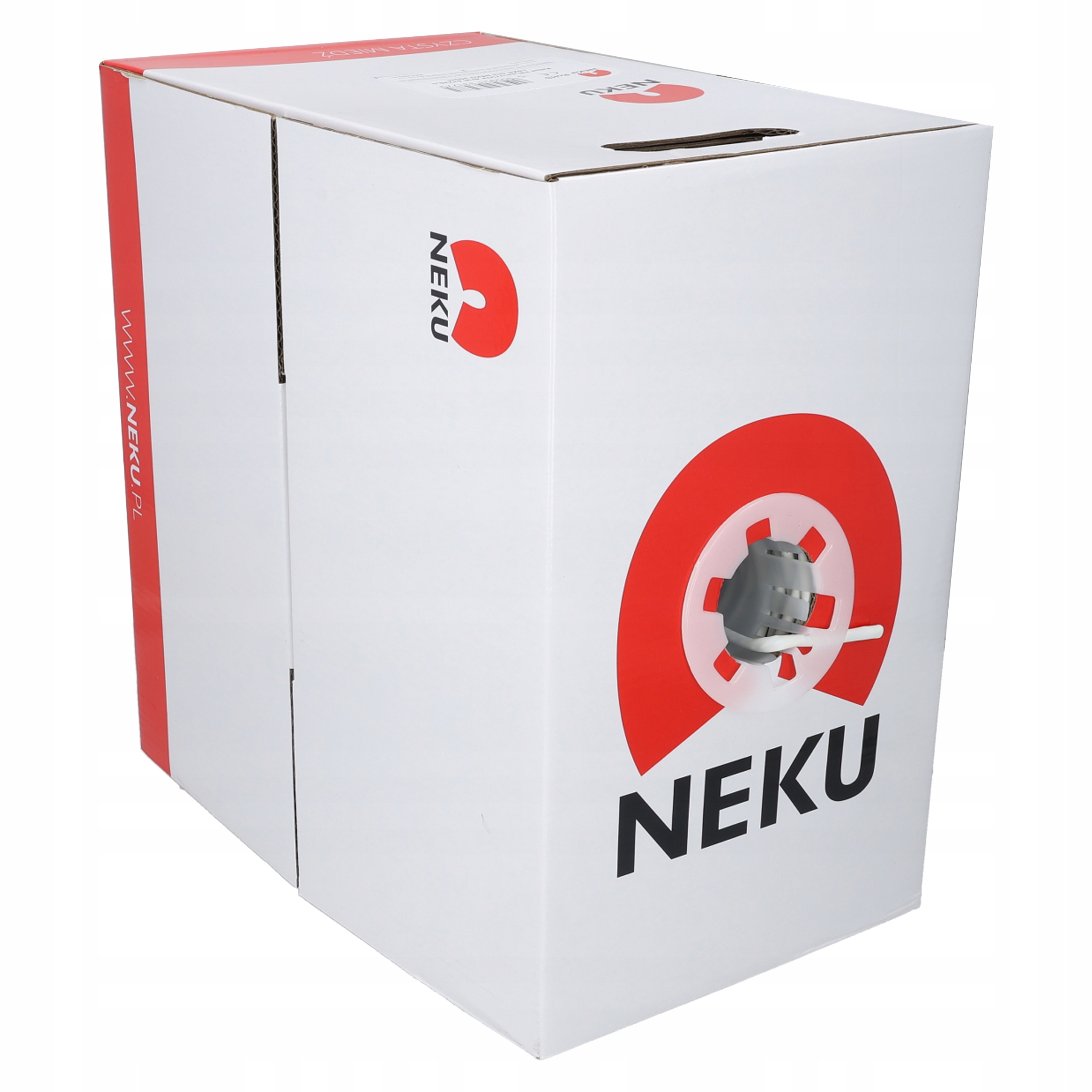 Neku Kabel sieciowy Skrętka U/utp kat.5e Eca 155MHz przewód Lan Miedź 305m