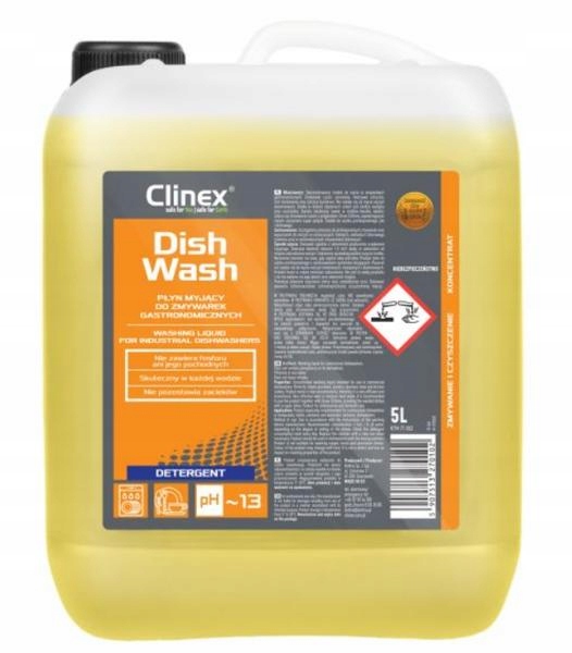 

Clinex Dishwash Płyn Myjący Do Zmywarek 5L