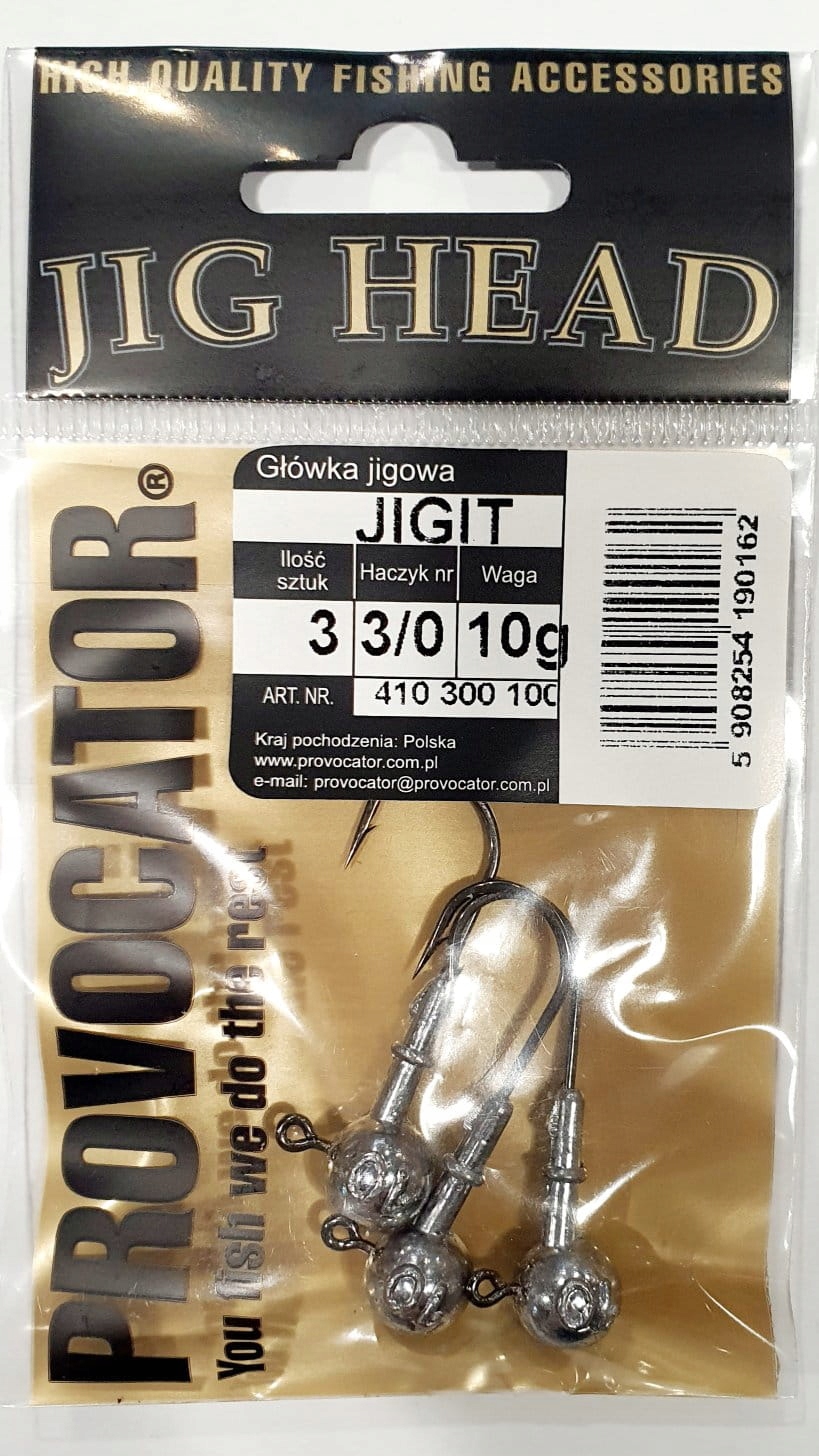 

Główka Jigowa Provocator hak 3/0 waga 10g op. 3szt