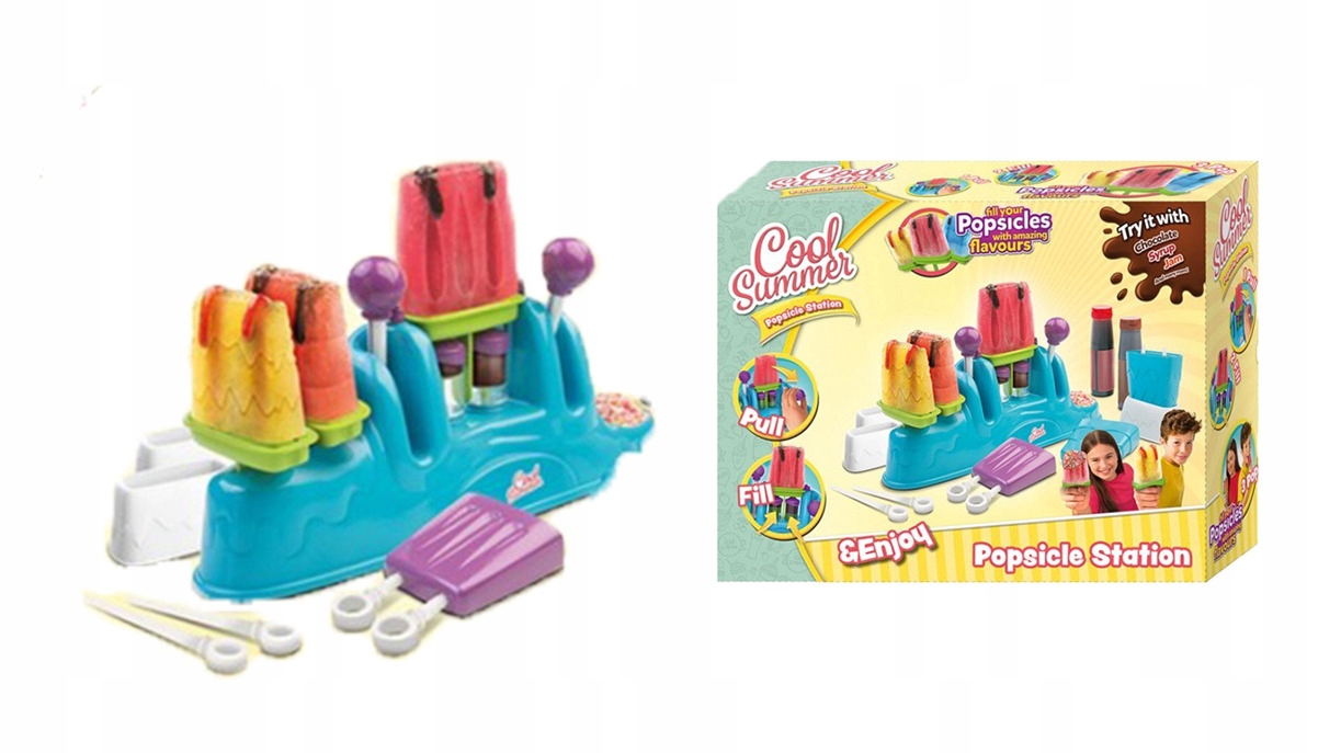

Pull Pops Foremki do Lodów na Patyku z Posypką