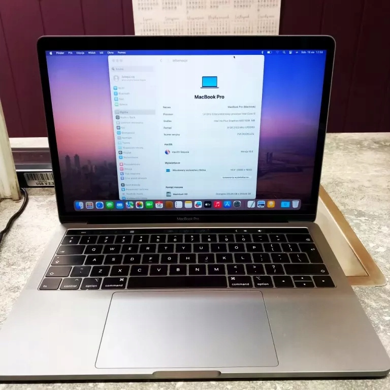 Apple Macbook Pro 13' I5 8gb 256gb - Niska cena na Allegro