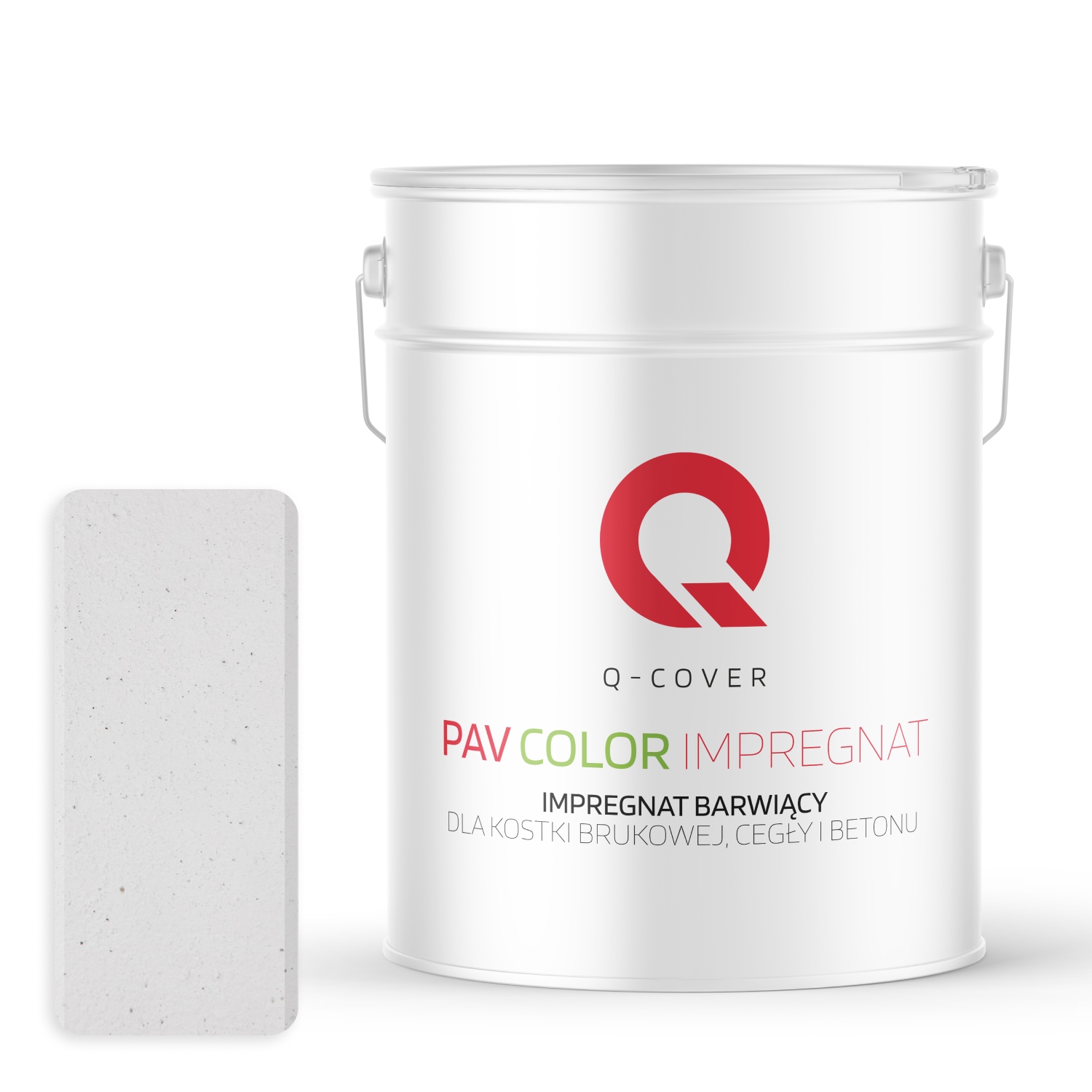 Farbiaci Impregnát Na Betónové Dlažobné Kocky, Farba Biela, Signál 9003 10 L