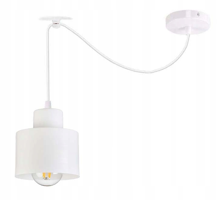 

Lampa sufitowa wisząca Zwis Loft E27 Pająk Kubek