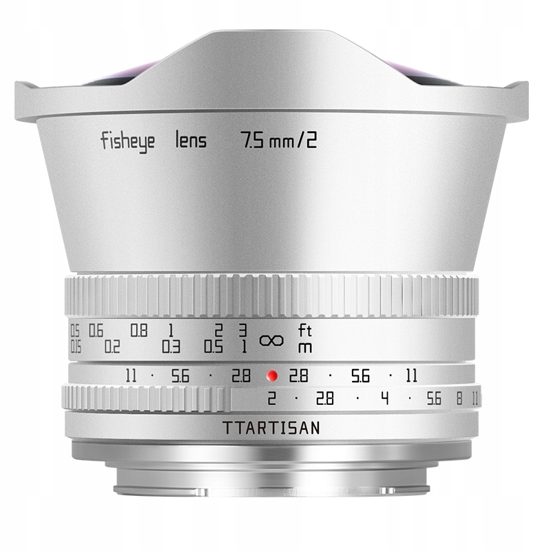 TTArtisan 7.5mm F2 Fisheye Sony E-mount srebrny