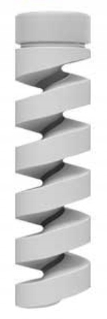 OCHRONA KABLA OSŁONKA SPRĘŻYNKA KOLORY SZARA