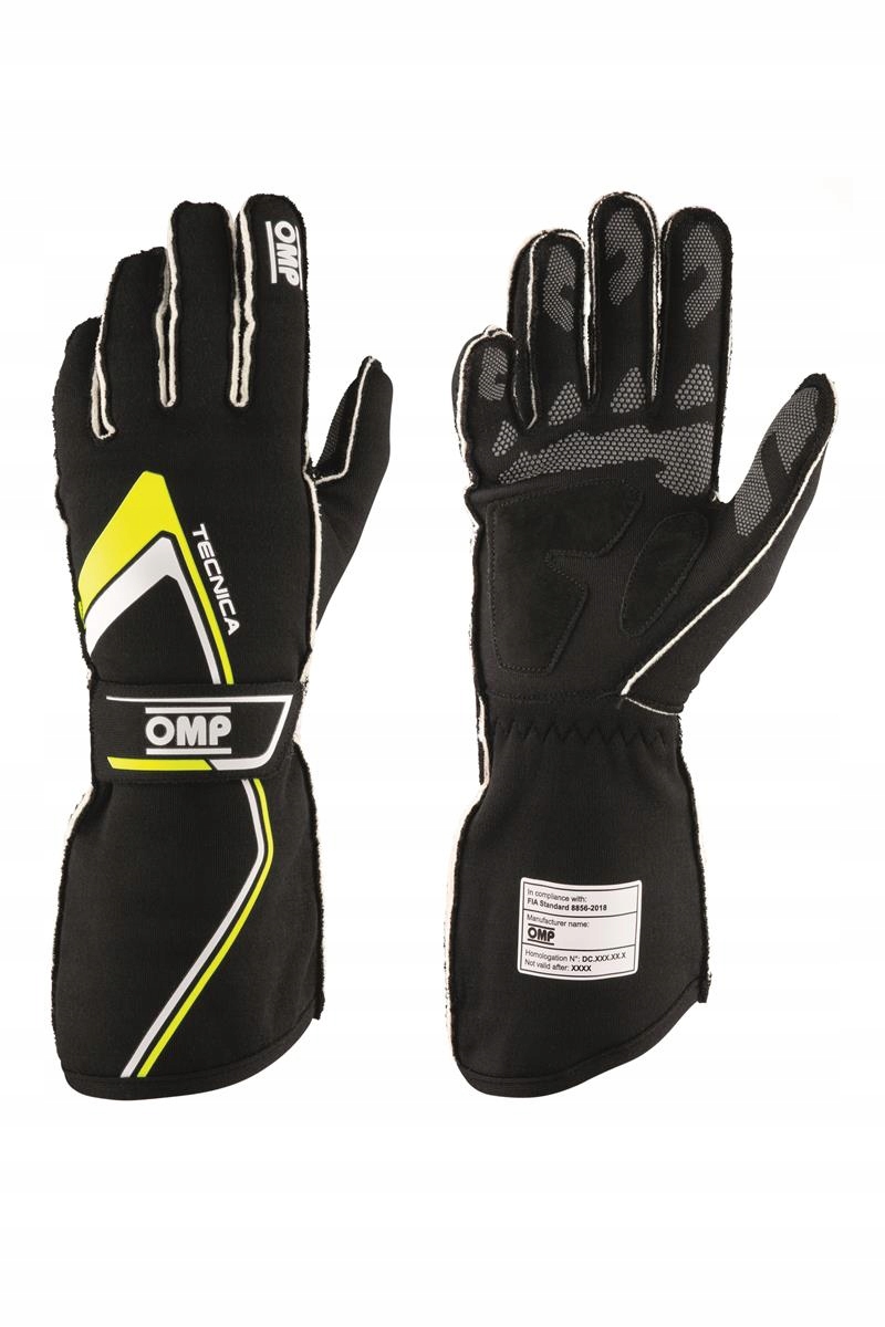 Rukavice Omp Tecnica new čierno-žlté veľ XL