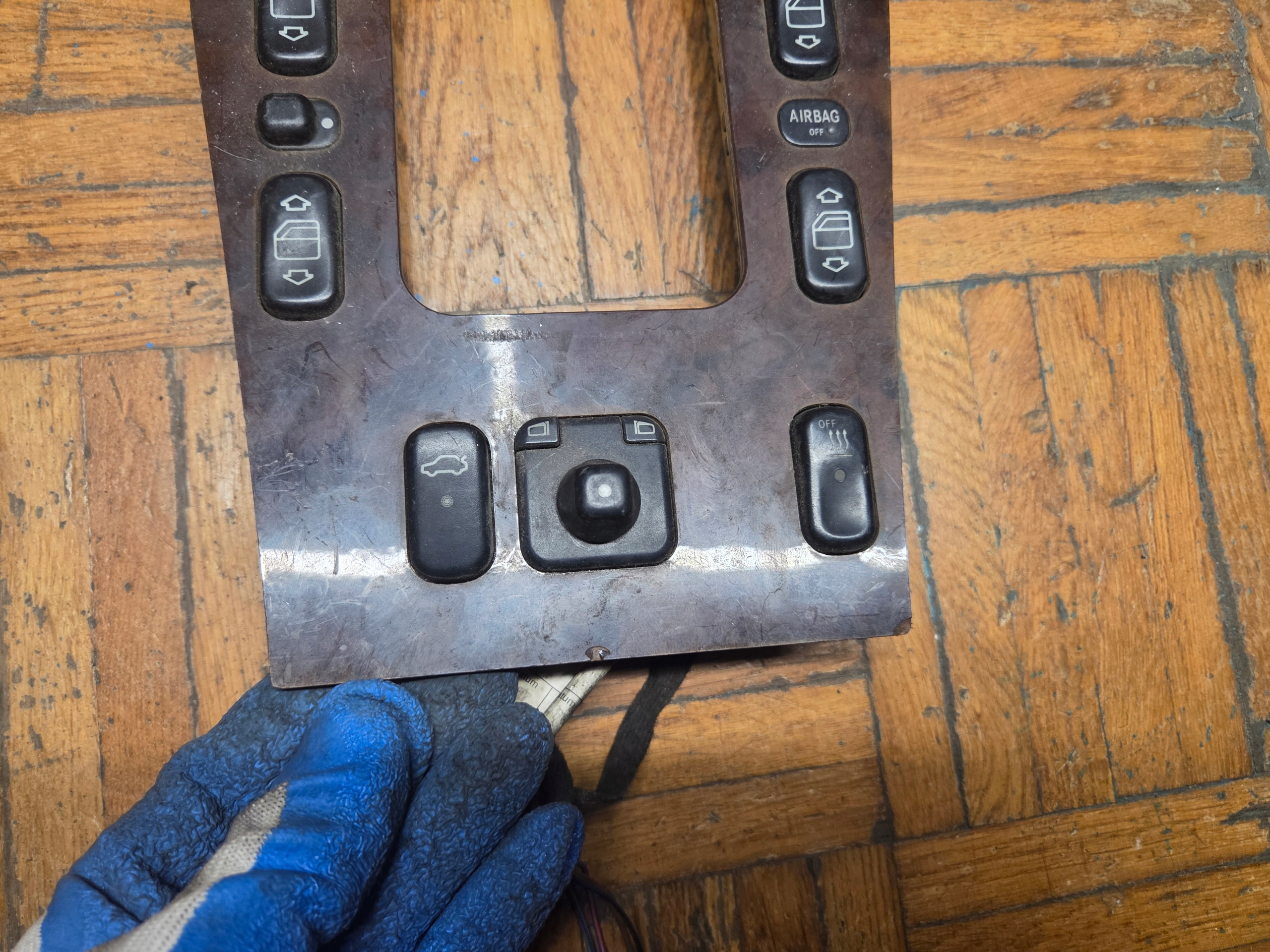 RAHMEN DEKOR schalthebel MERCEDES W210 486010