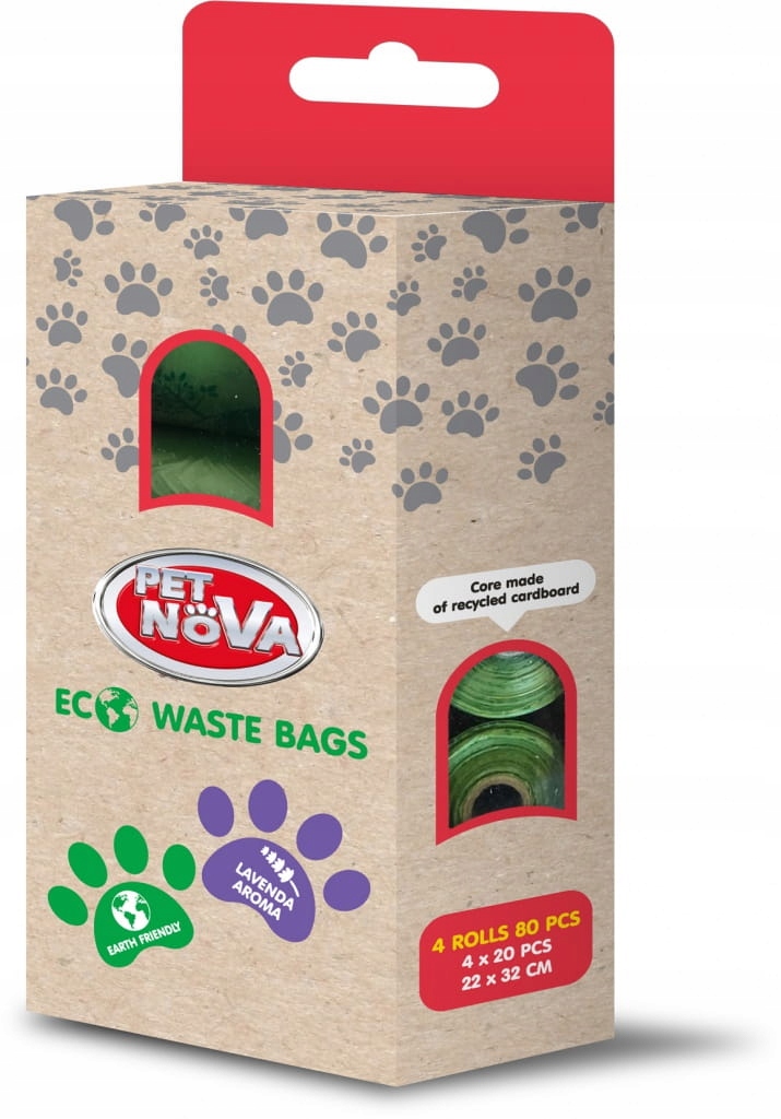 

Pet Nova worki biodegradowalne na odchody 4 rolki