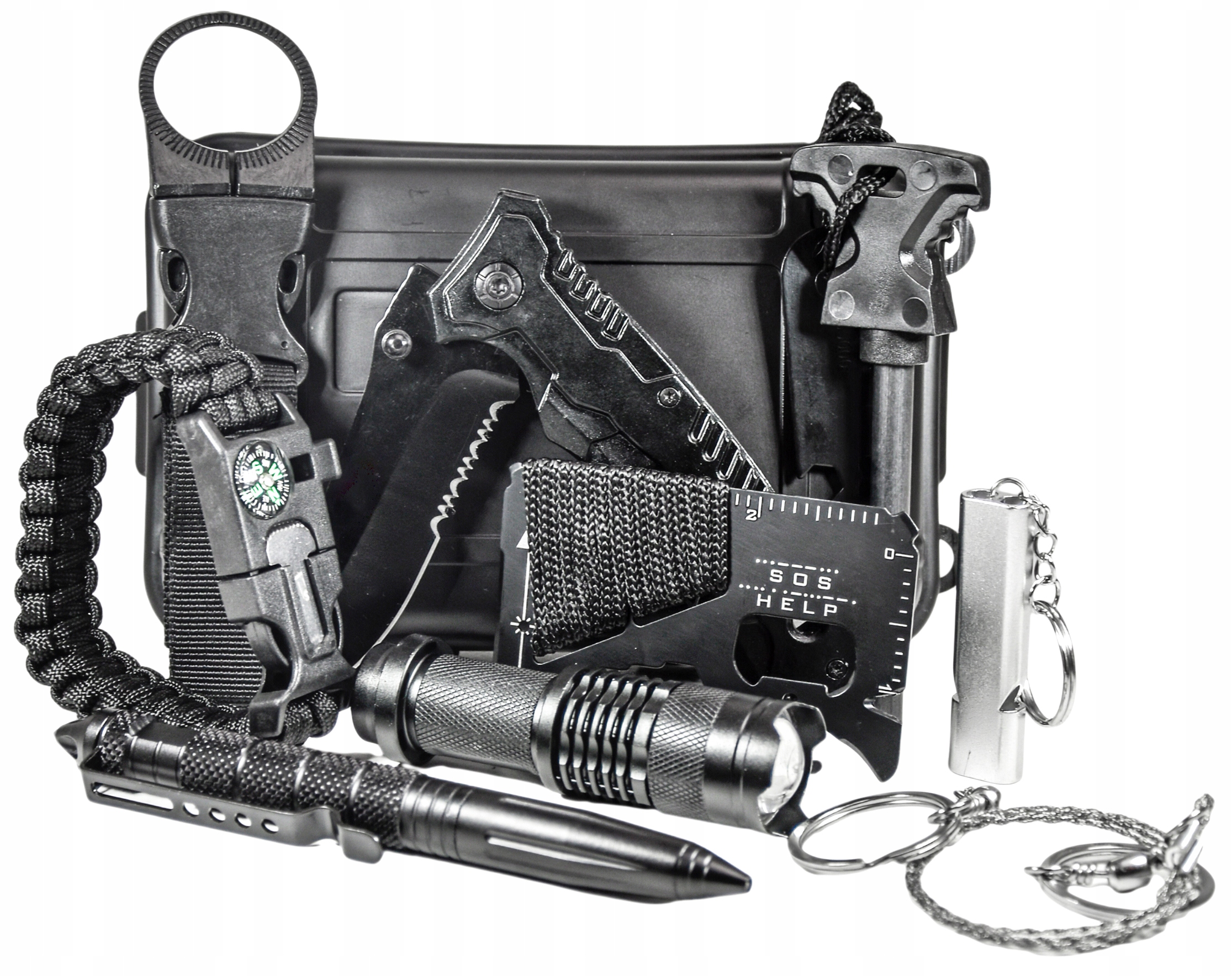 Nezbytný Vojenský Multitool Pro Chlapa Dárek Turistická Sada Black