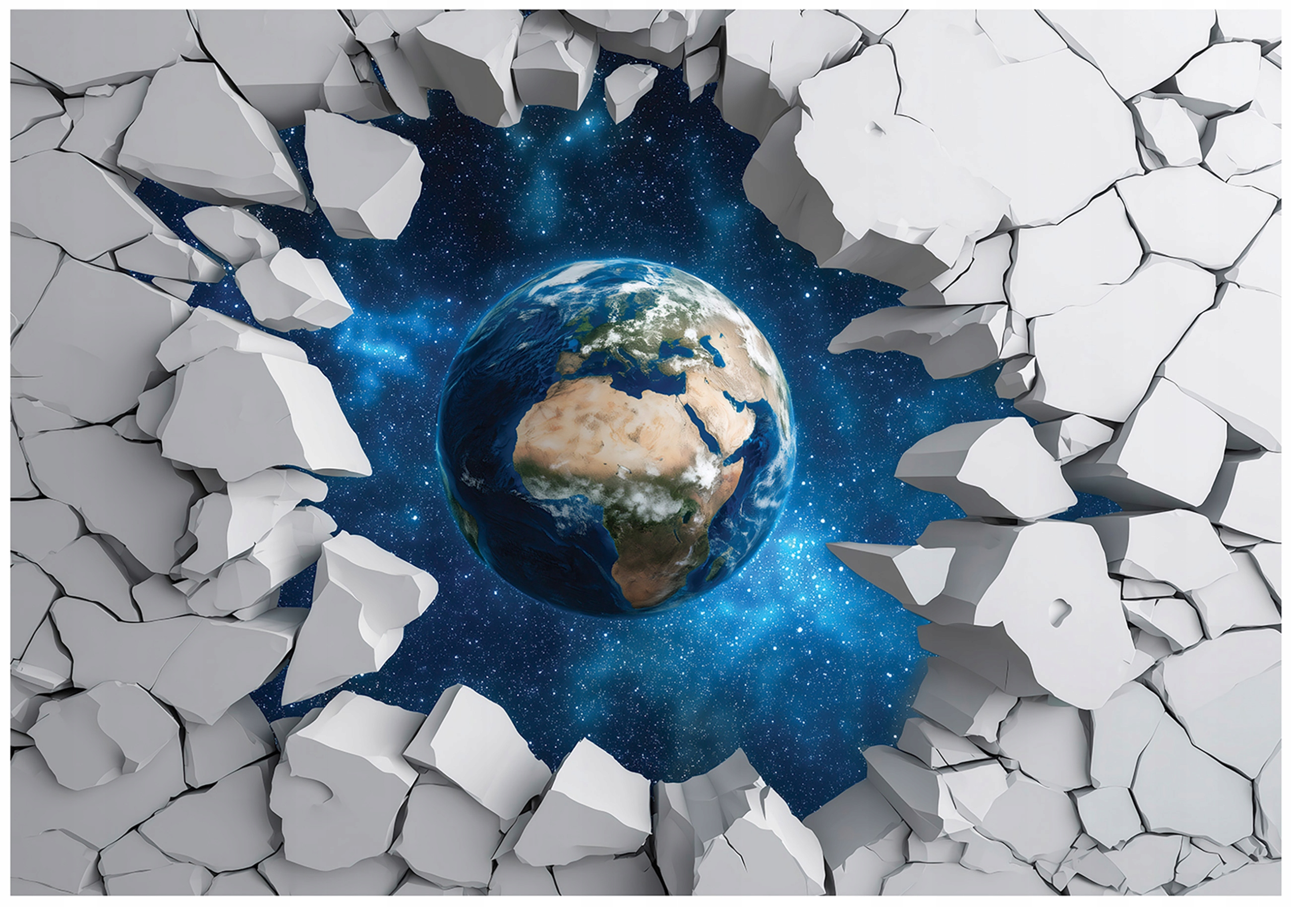 Fototapeta Pro Děti 3D Země Vesmíru Do Dětského Pokoje 250x175