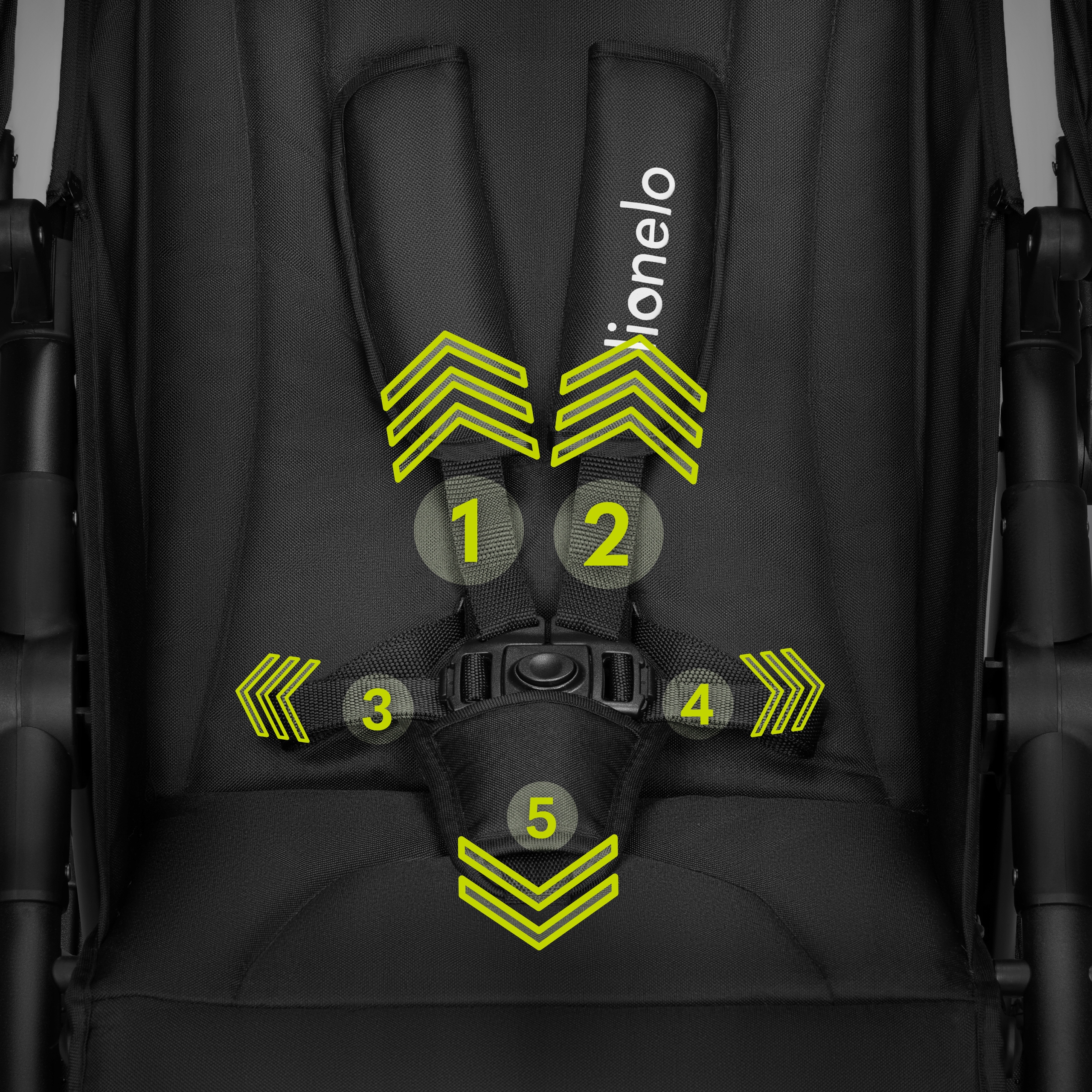 Wózek spacerowy POMPOWANE KOŁA 22kg Lionelo Natt Liczba kół 4