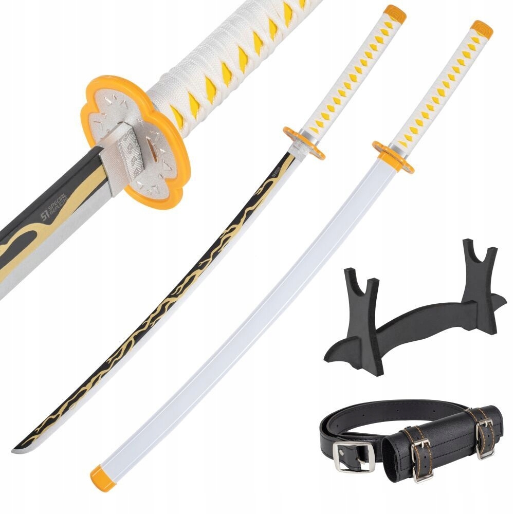 Meč Katana Demon Slayer Agatsuma Zenitsus dřevěný JT10653