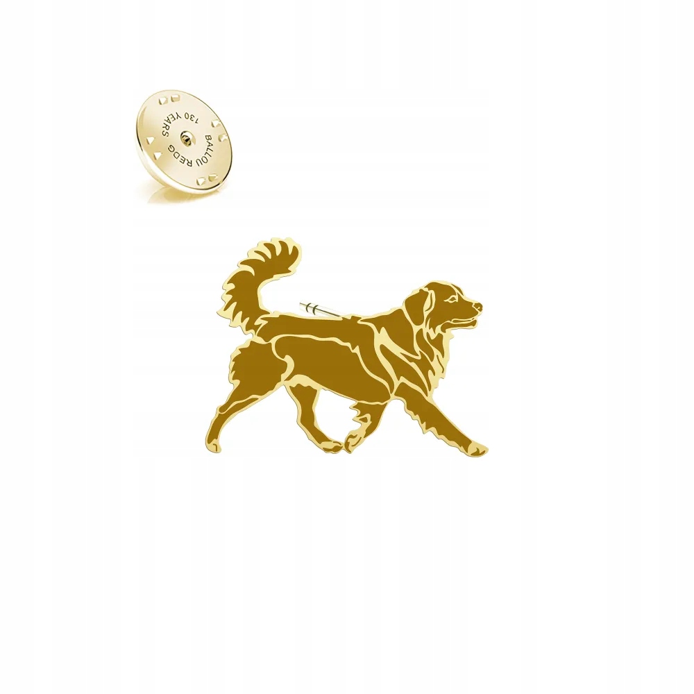 Odznak Zlatá Nova Scotia Duck Tolling Retriever 925 Brož Dedikace