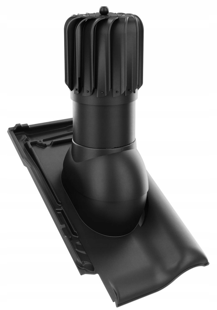 Komín Rotoline Braas Rubín 9V Černý