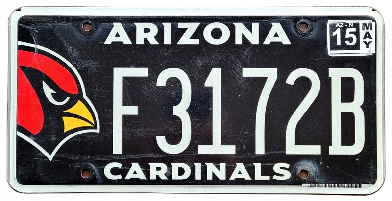 Arizona - tablica z USA dla kolekcjonera
