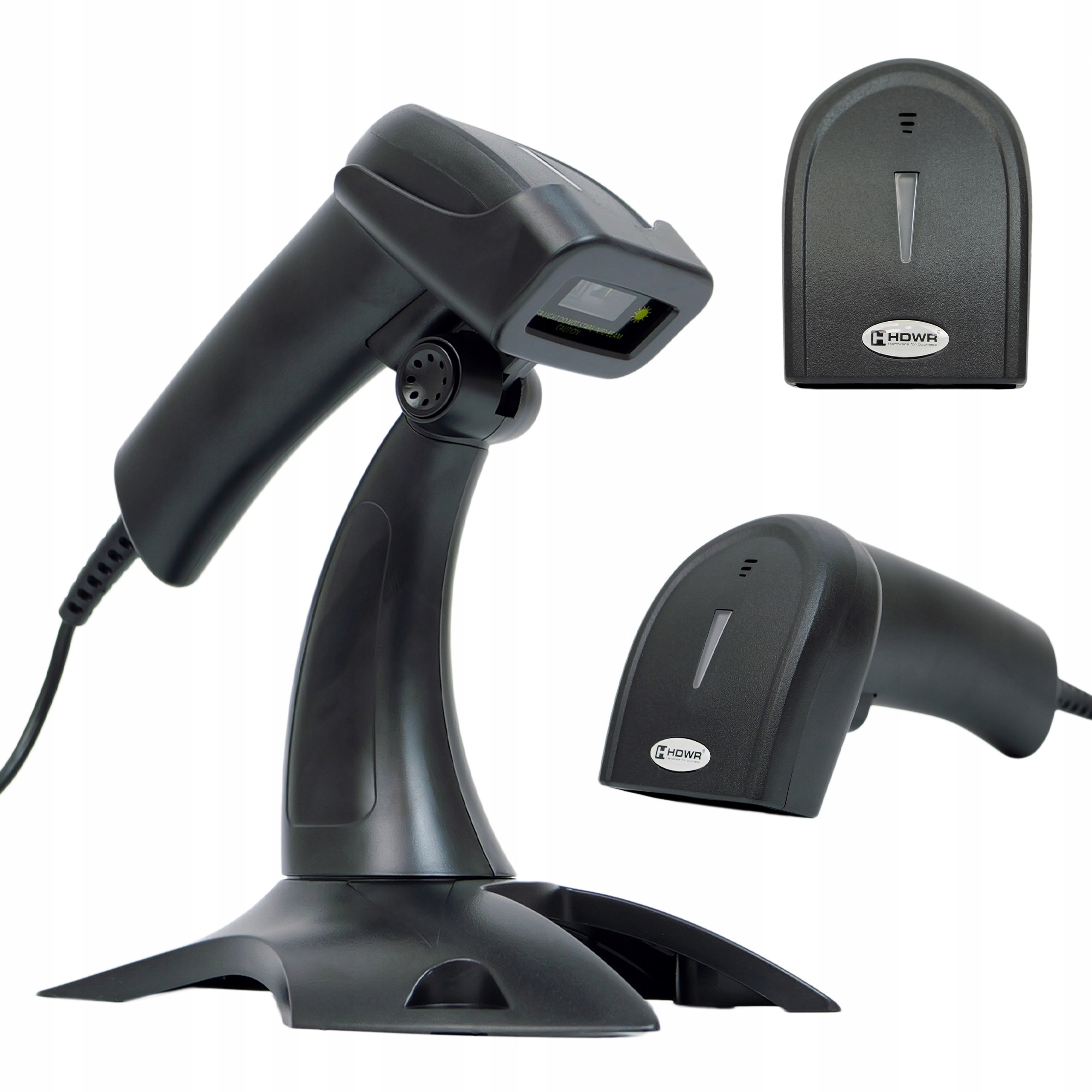 Kabelová čtečka čárových kódů s podstavcem a automatickým Usb skenováním