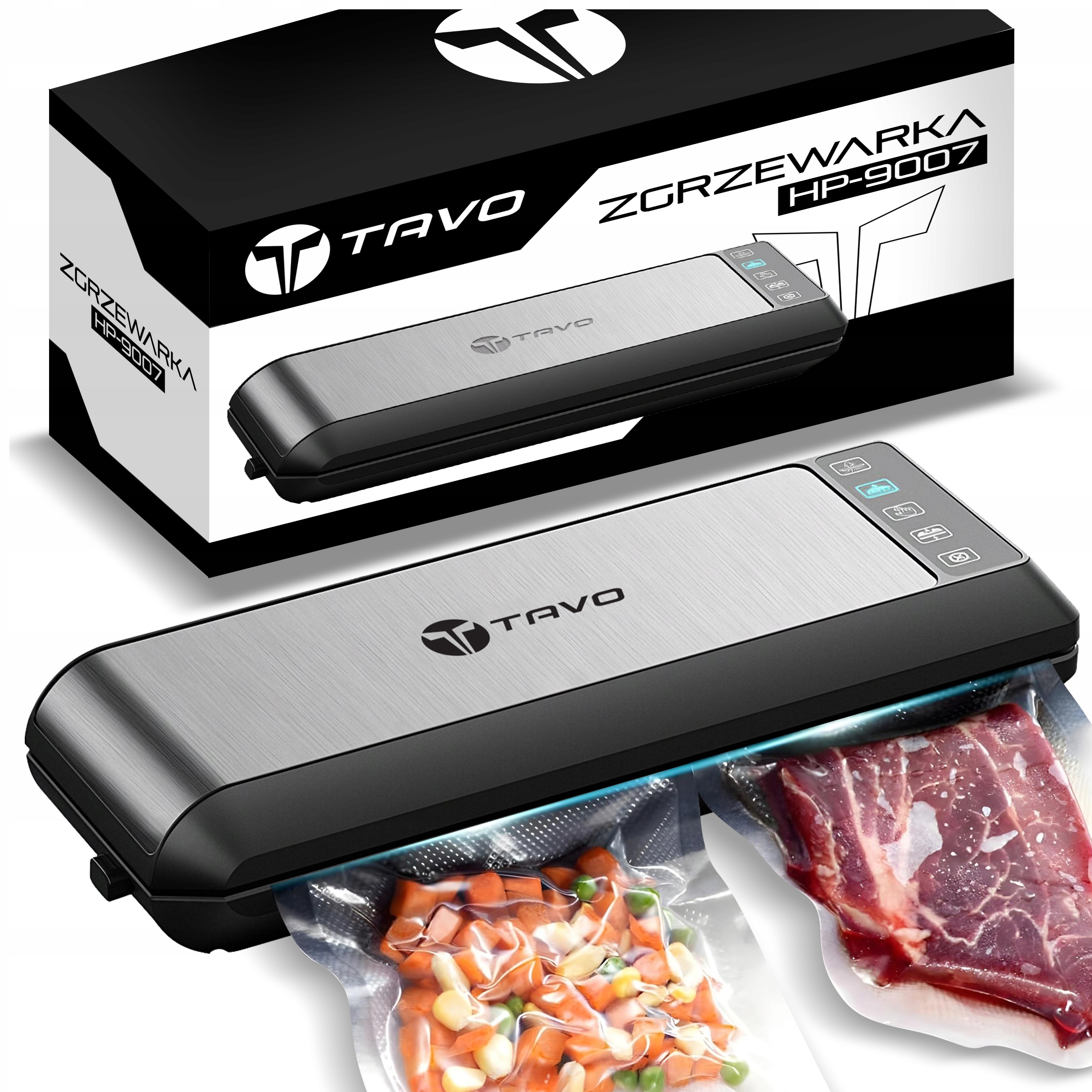 Automatyczna Zgrzewarka 200W Tryby Próżniowa do Żywności Jedzenia Folia XL