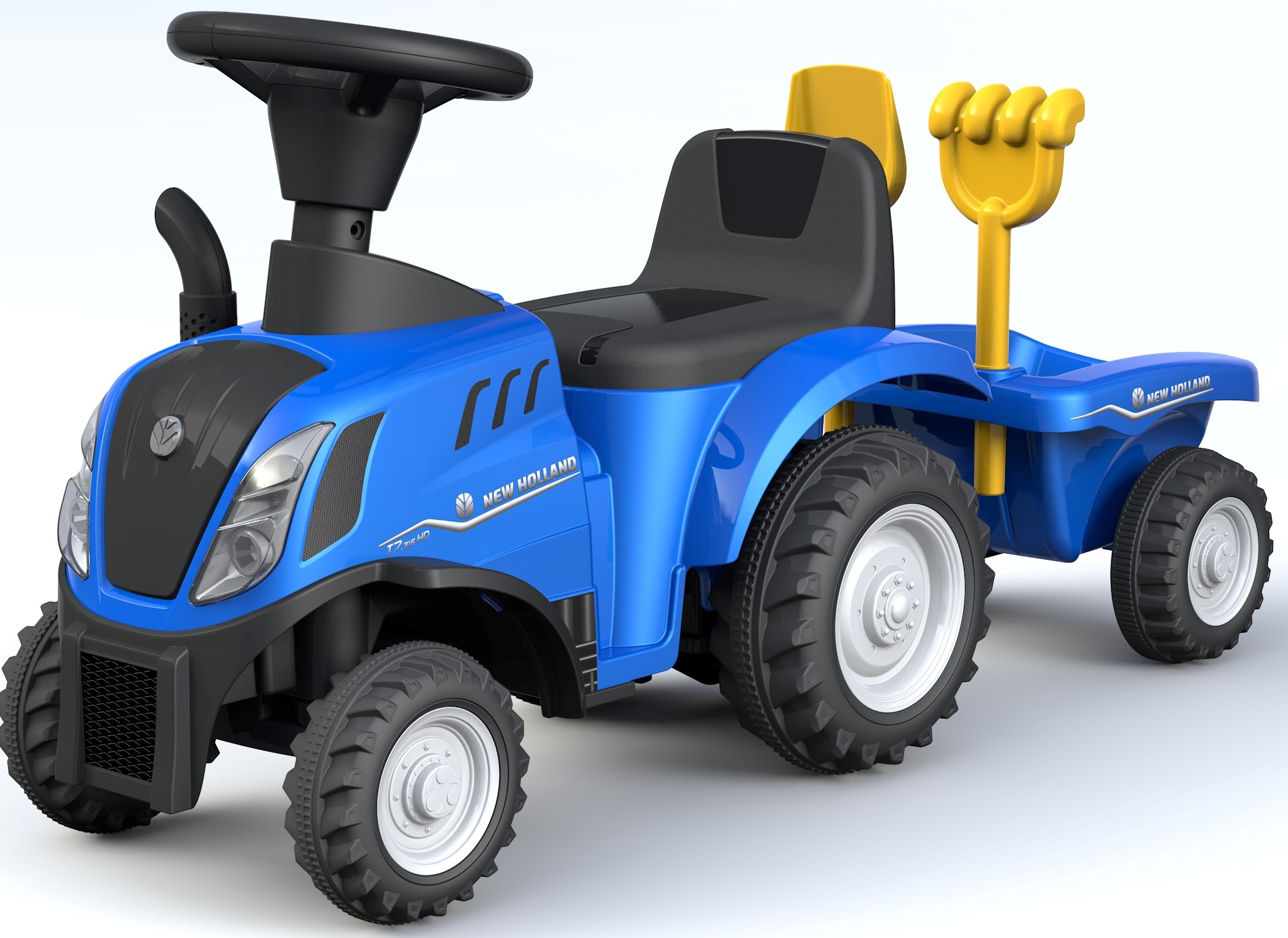 

Traktor New Holland jeździk chodzik z akcesoriami