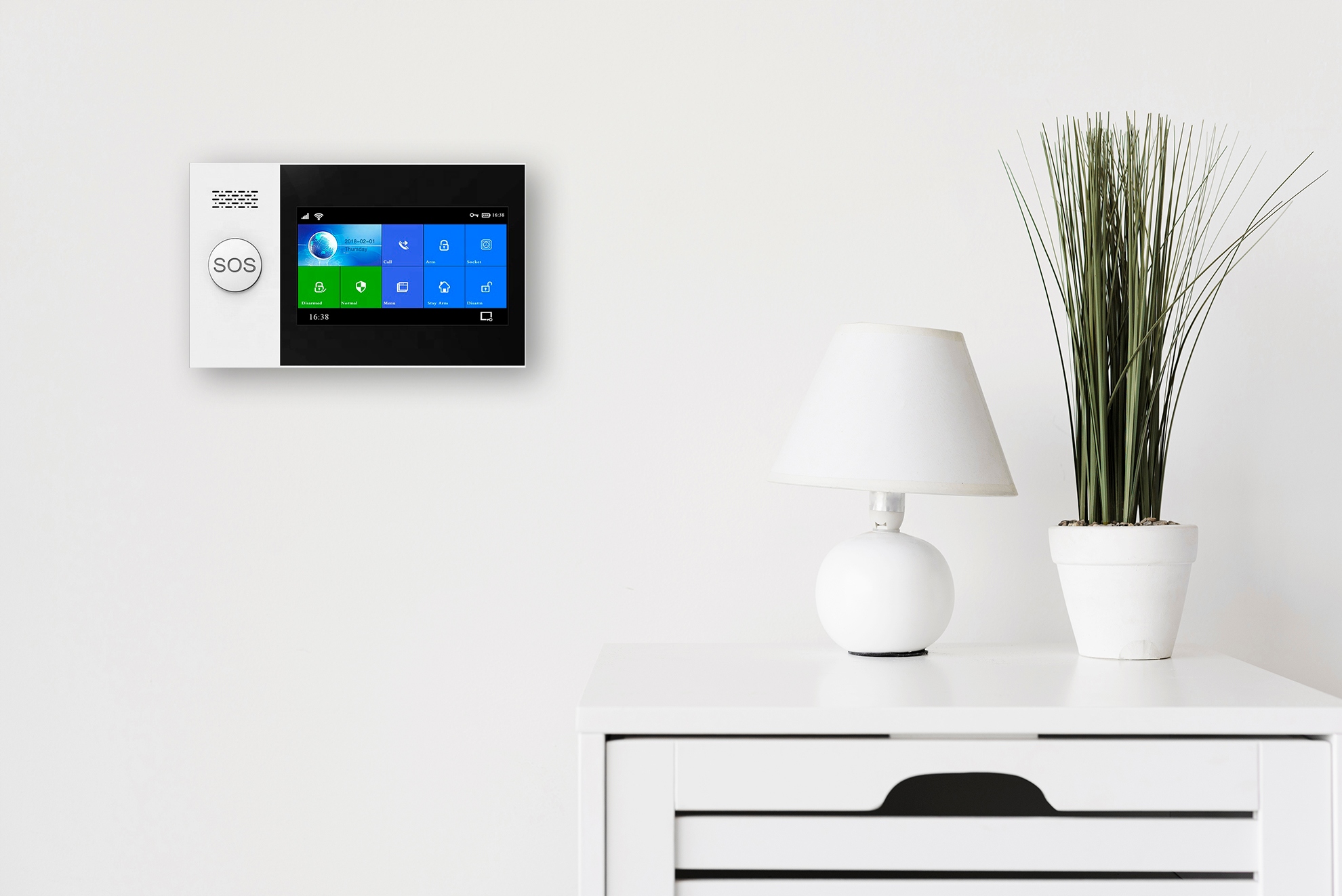 Bezprzewodowy alarm GSM WiFi syrena bezpr. TUYA PL Typ alarmu bezprzewodowy