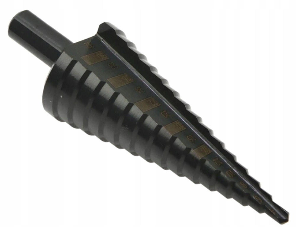 

Wiertło Stopniowe Stożkowe Tytan 4-32mm Hss 80mm