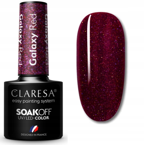 

Lakier Hybrydowy Claresa Galaxy Red