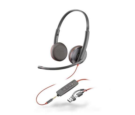 Hp Poly Blackwire 3225 Ms Teams náhlavná súprava, 3.5 mm jack Usb-c/a…