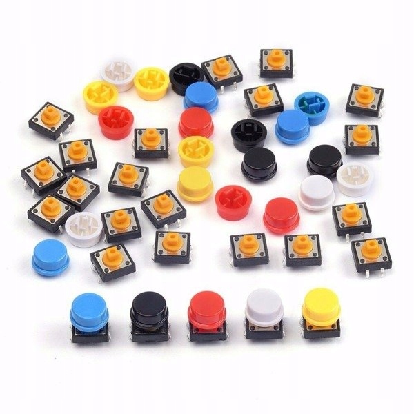 

Zestaw przycisków do Arduino 25szt switch 12x12x7
