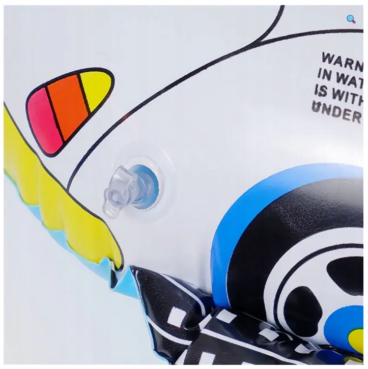 KOŁO DMUCHANE AUTKO Auto Z SIEDZISKIEM KIEROWNICĄ I KLAKSONEM Samochód Obciążenie maksymalne 15 kg