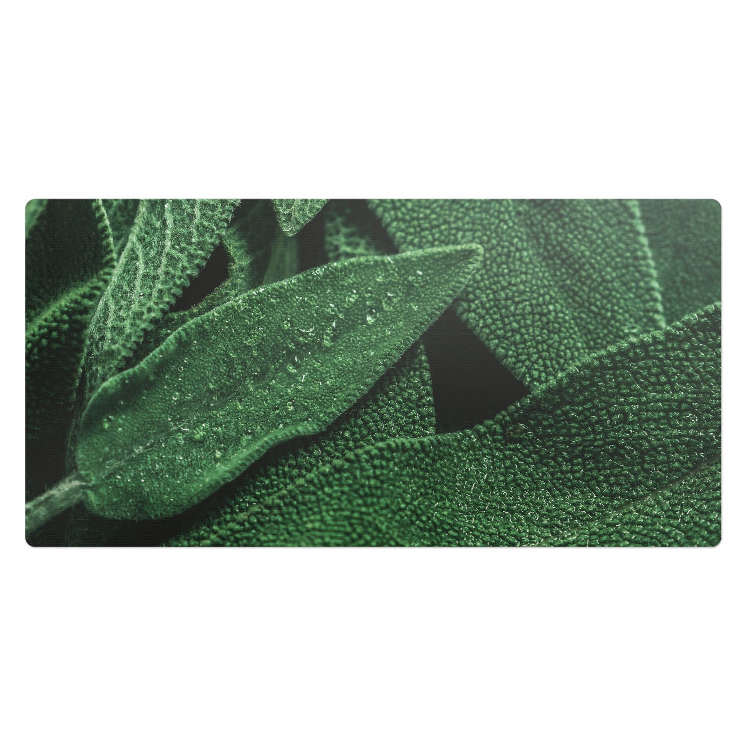 Dekorativní podložka se vzorem na psací stůl Zblízka na listové vzory 100 x 50 cm