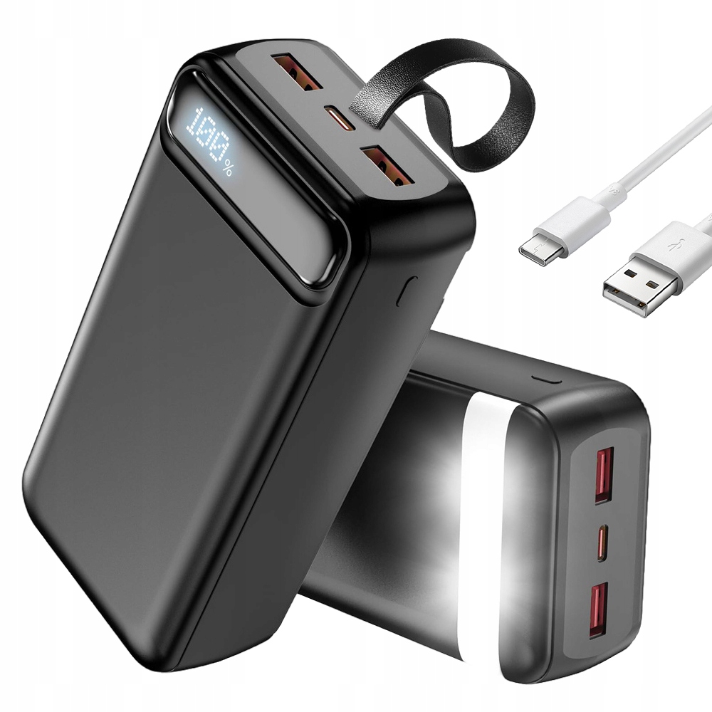 Powerbanka 50000 Mah S Velkou Kapacitou Pro Nabíjení 3 Zařízení Najednou Pro Cestování