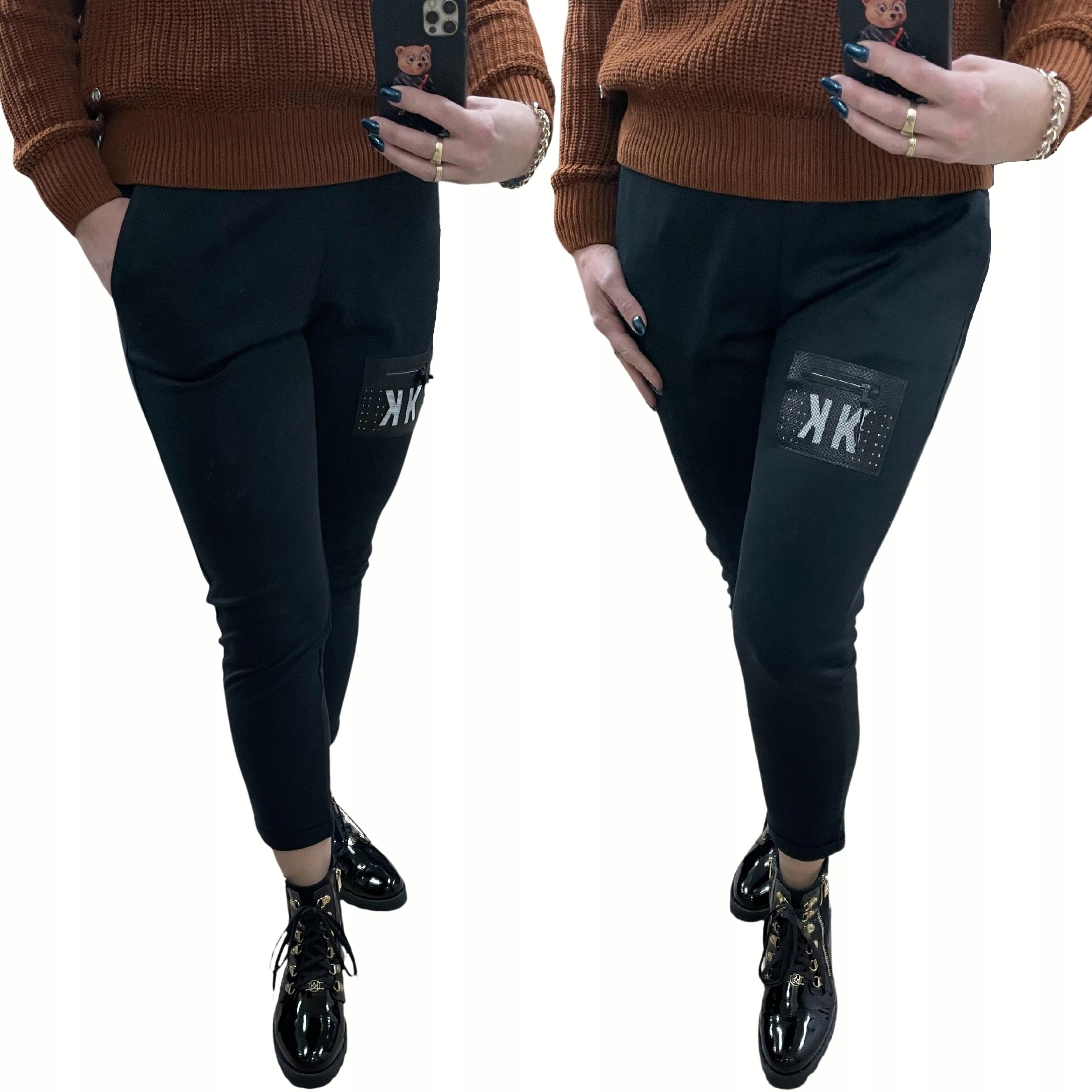 

DS33 Spodnie 7/8 Z Kieszonką Czarne R.xxl