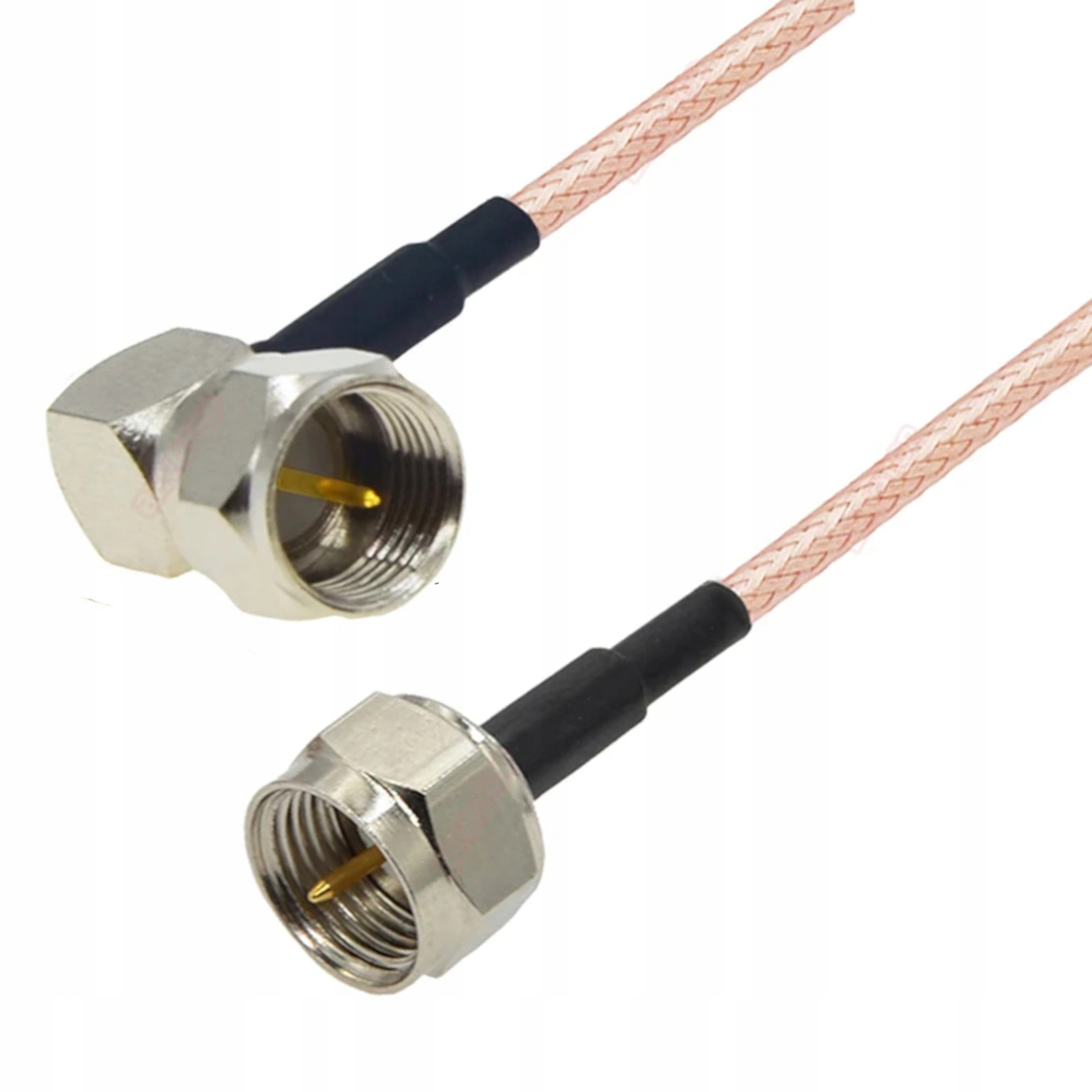 Propojovací kabel F konektor Ra F konektor RG316 50ohm 5m